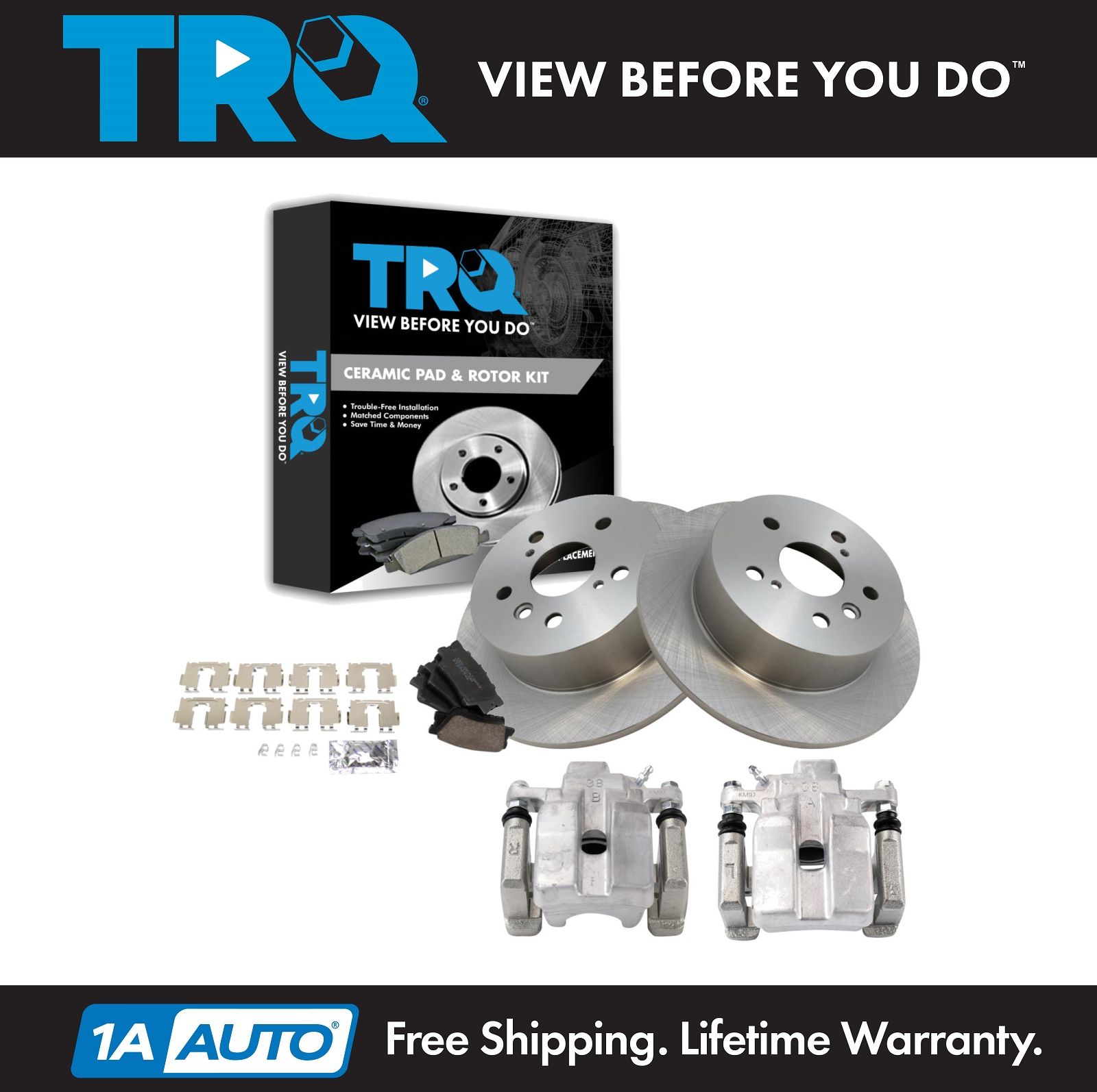 <b>Ceramic Brake Pad & Rotor Kit</b>