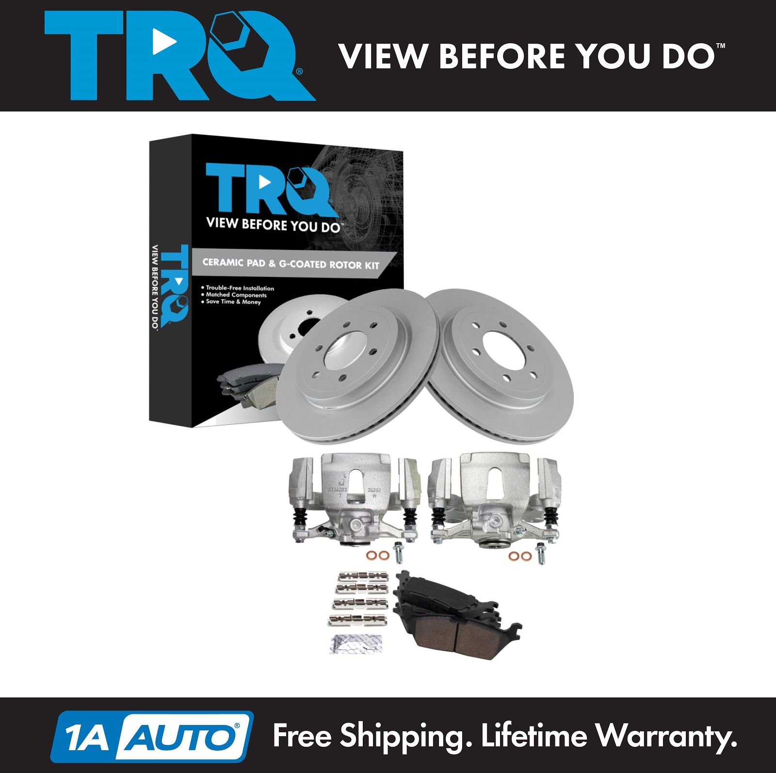 <b>Ceramic Brake Pad & Rotor Kit</b>