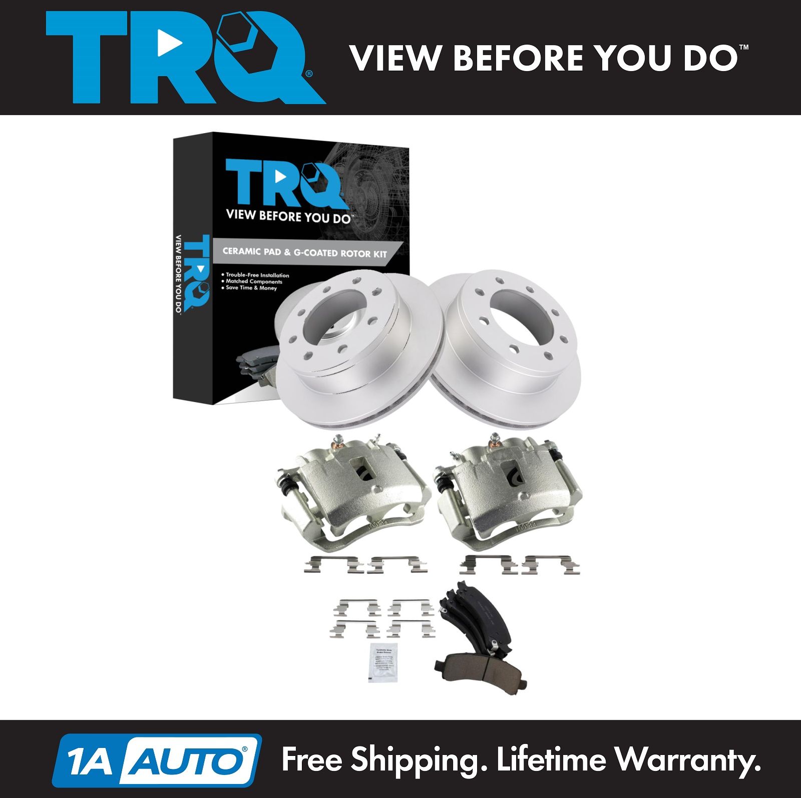 <b>Ceramic Brake Pad & Rotor Kit</b>