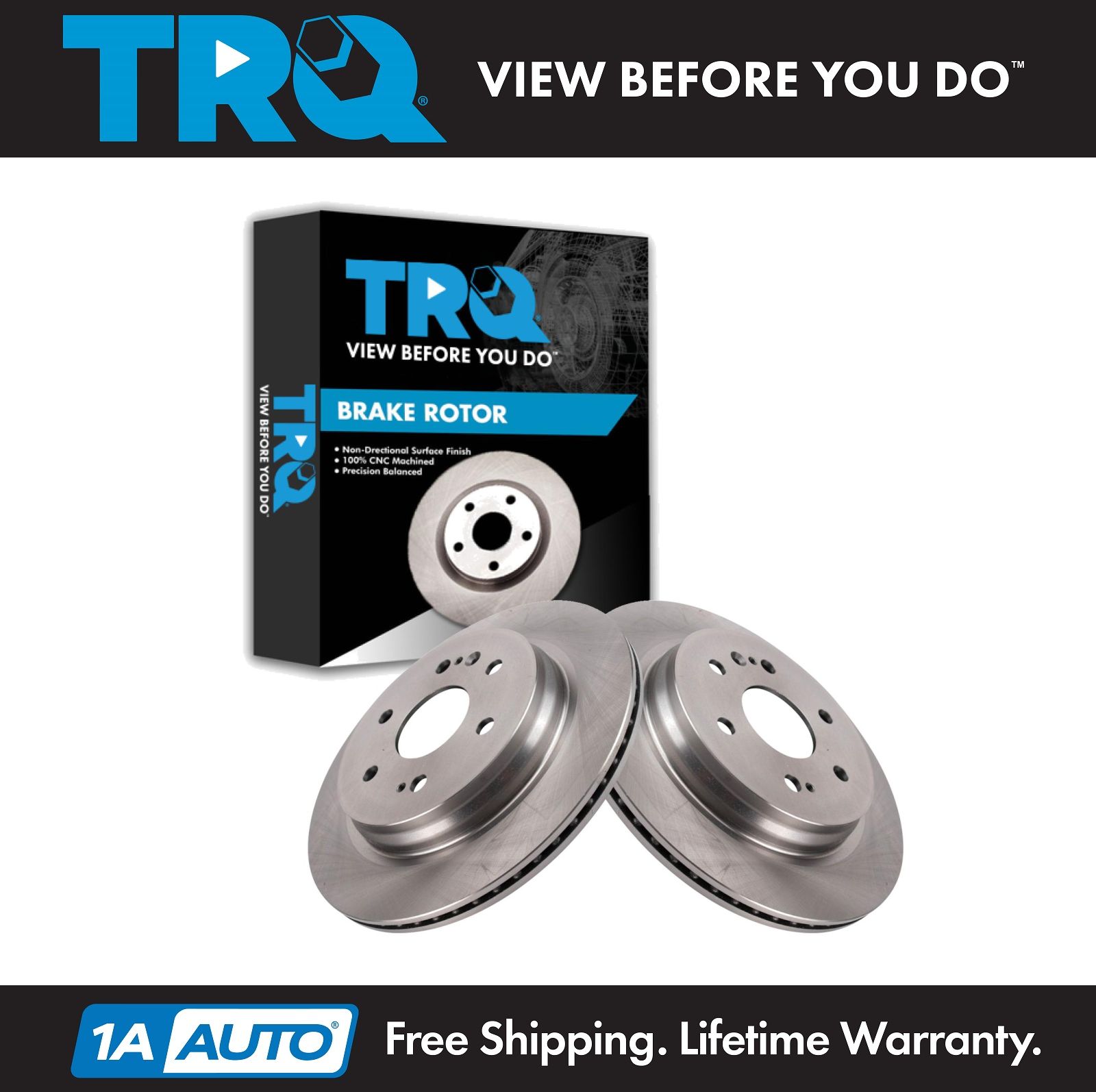 <b>2 Piece Brake Rotor Set</b>