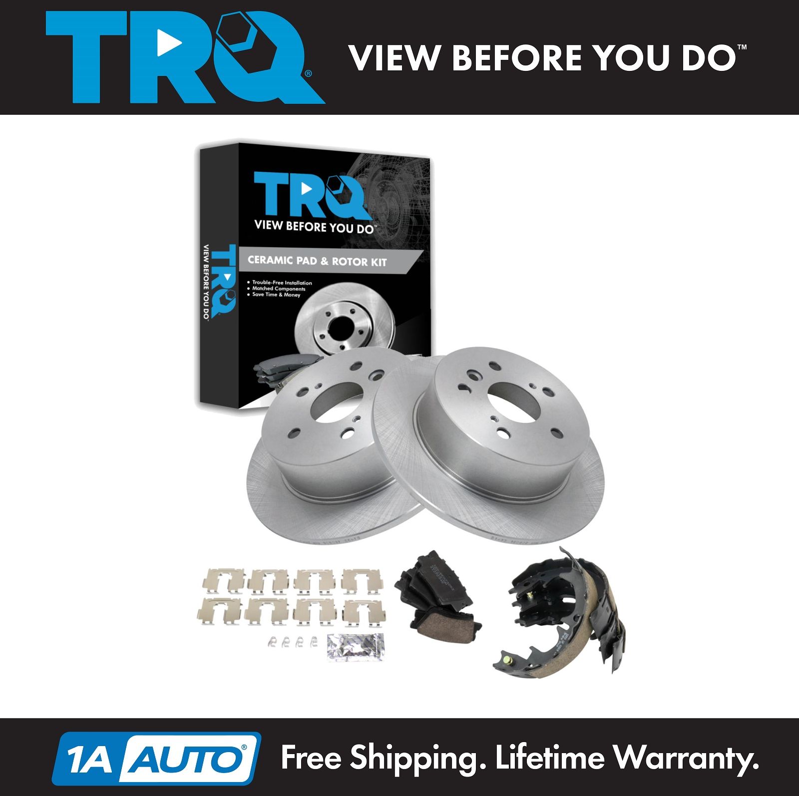 <b>Ceramic Brake Pad & Rotor Kit</b>