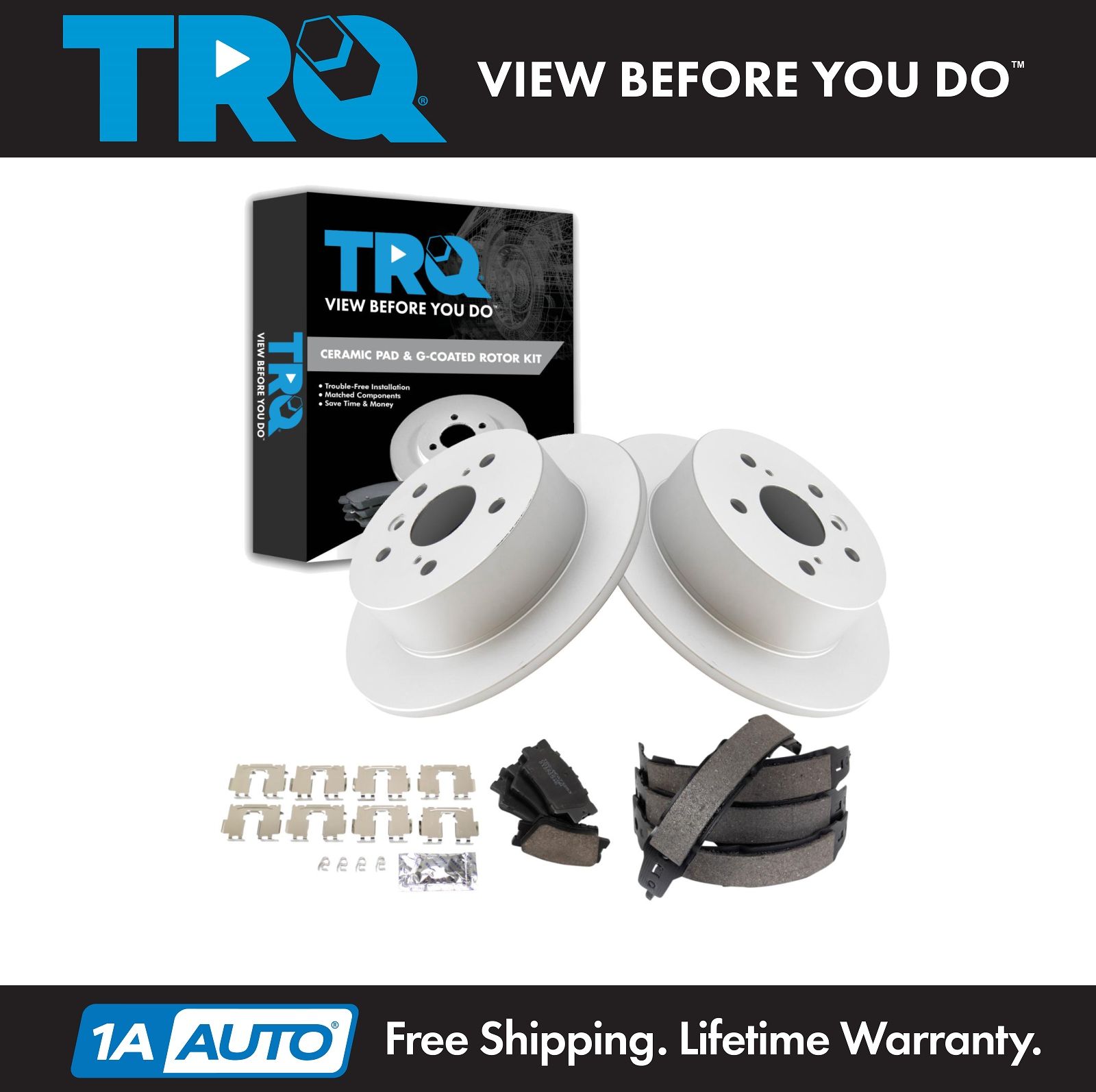 <b>Ceramic Brake Pad & Rotor Kit</b>