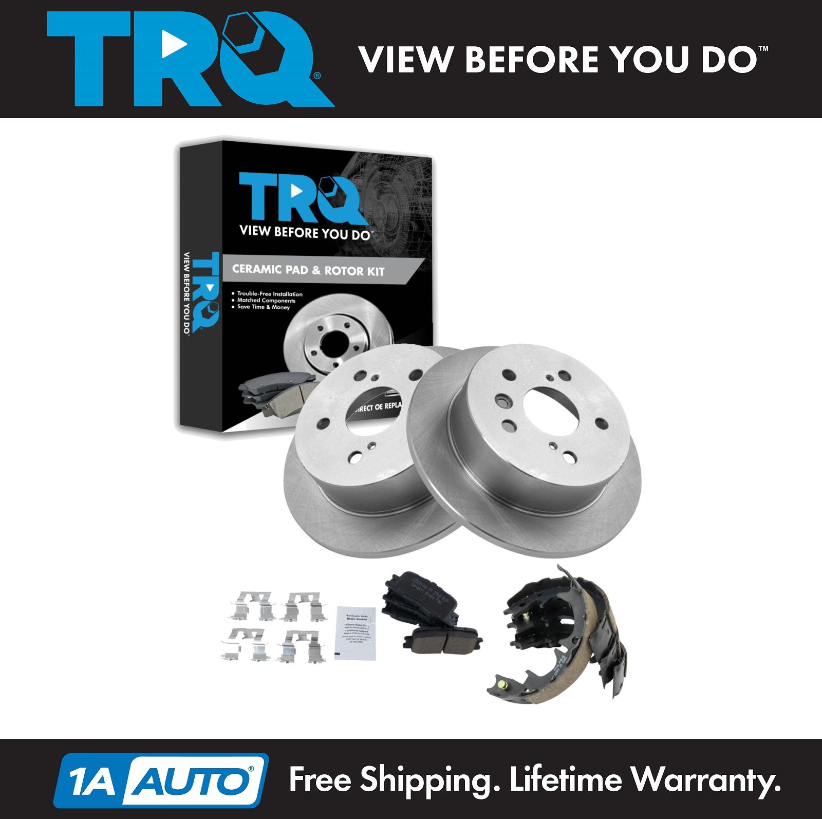 <b>Ceramic Brake Pad & Rotor Kit</b>