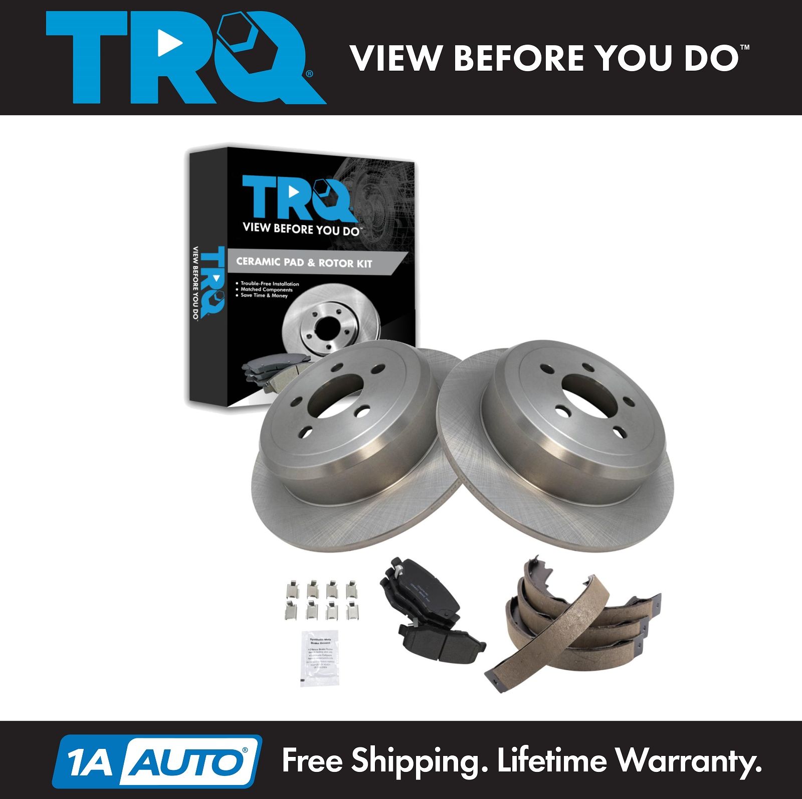 <b>Ceramic Brake Pad & Rotor Kit</b>