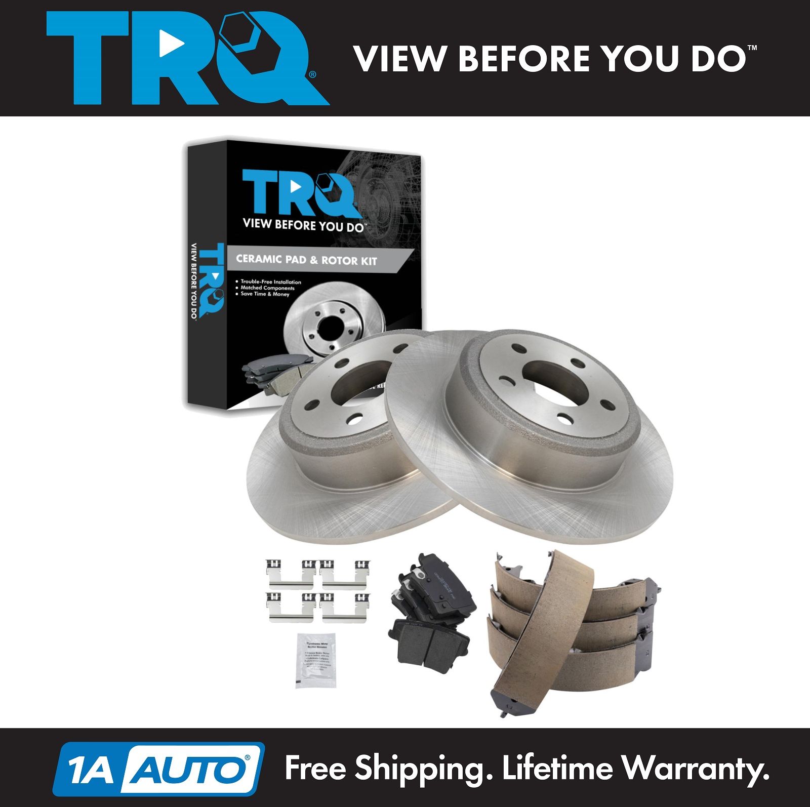 <b>Ceramic Brake Pad & Rotor Kit</b>