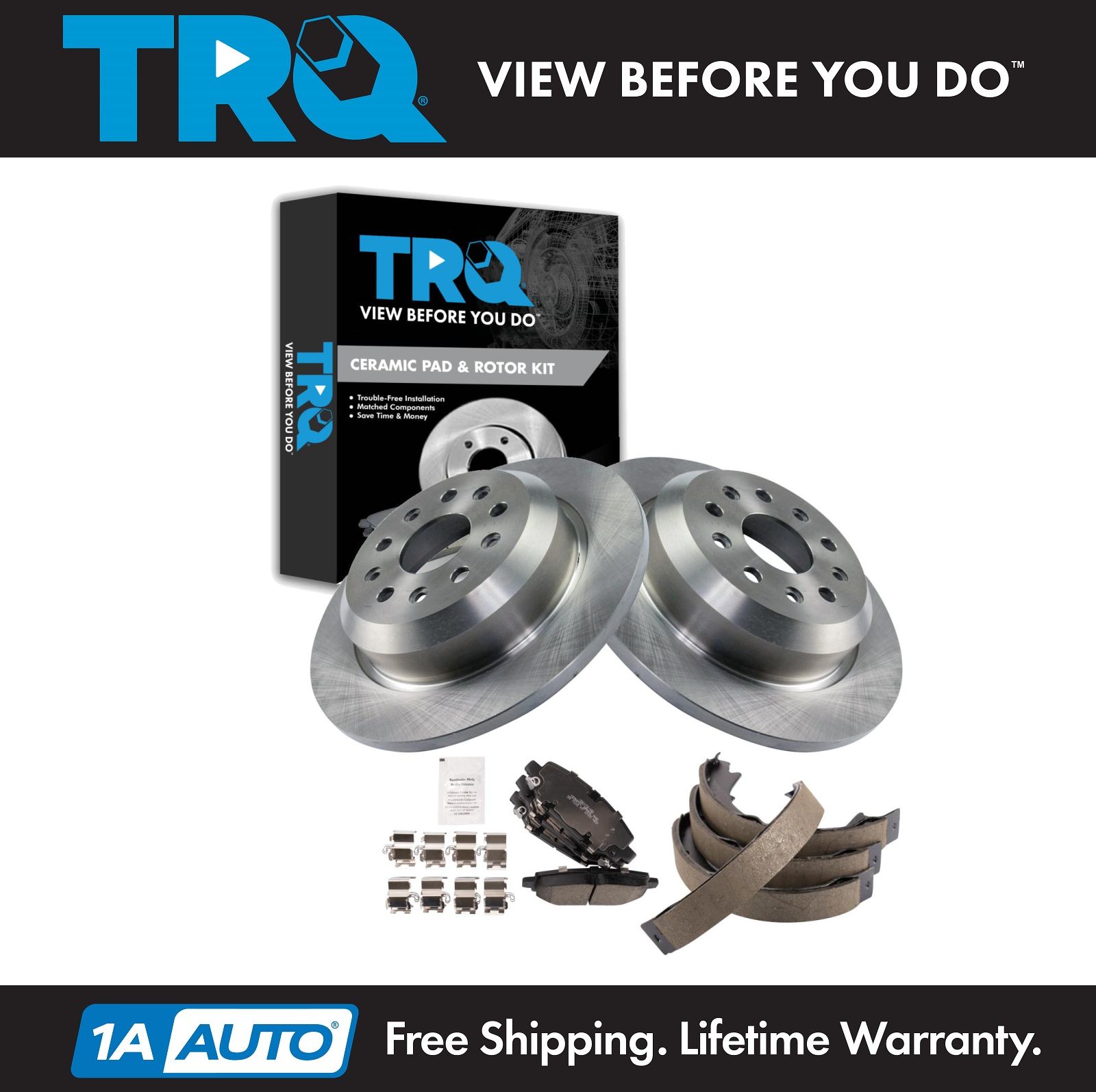 <b>Ceramic Brake Pad & Rotor Kit</b>