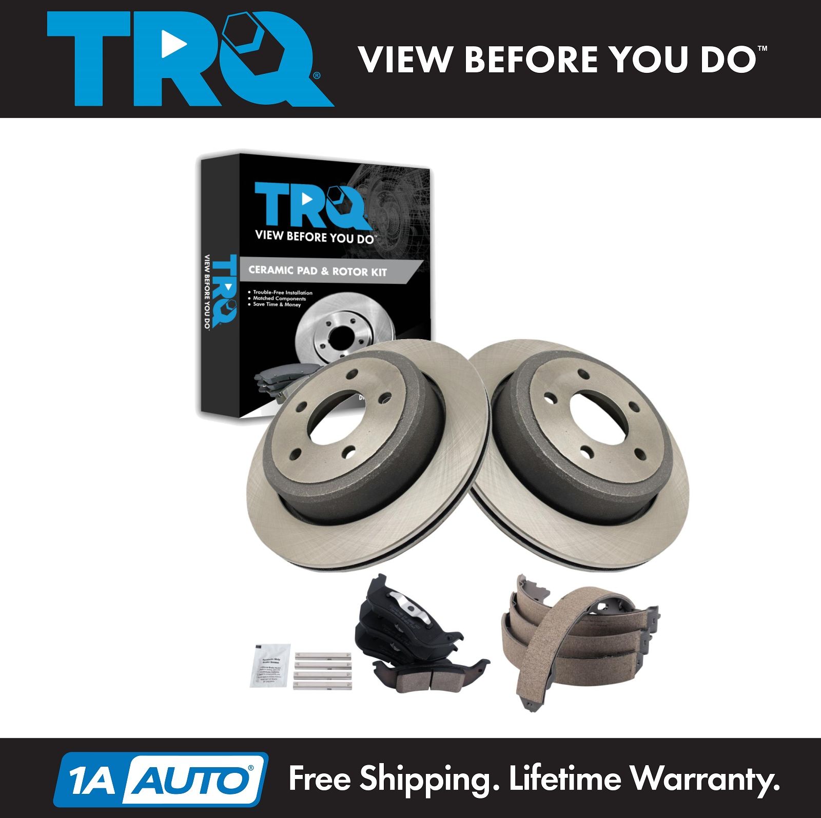 <b>Ceramic Brake Pad & Rotor Kit</b>