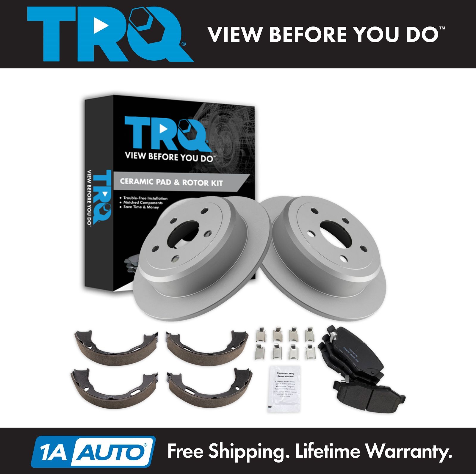 <b>Ceramic Brake Pad & Rotor Kit</b>