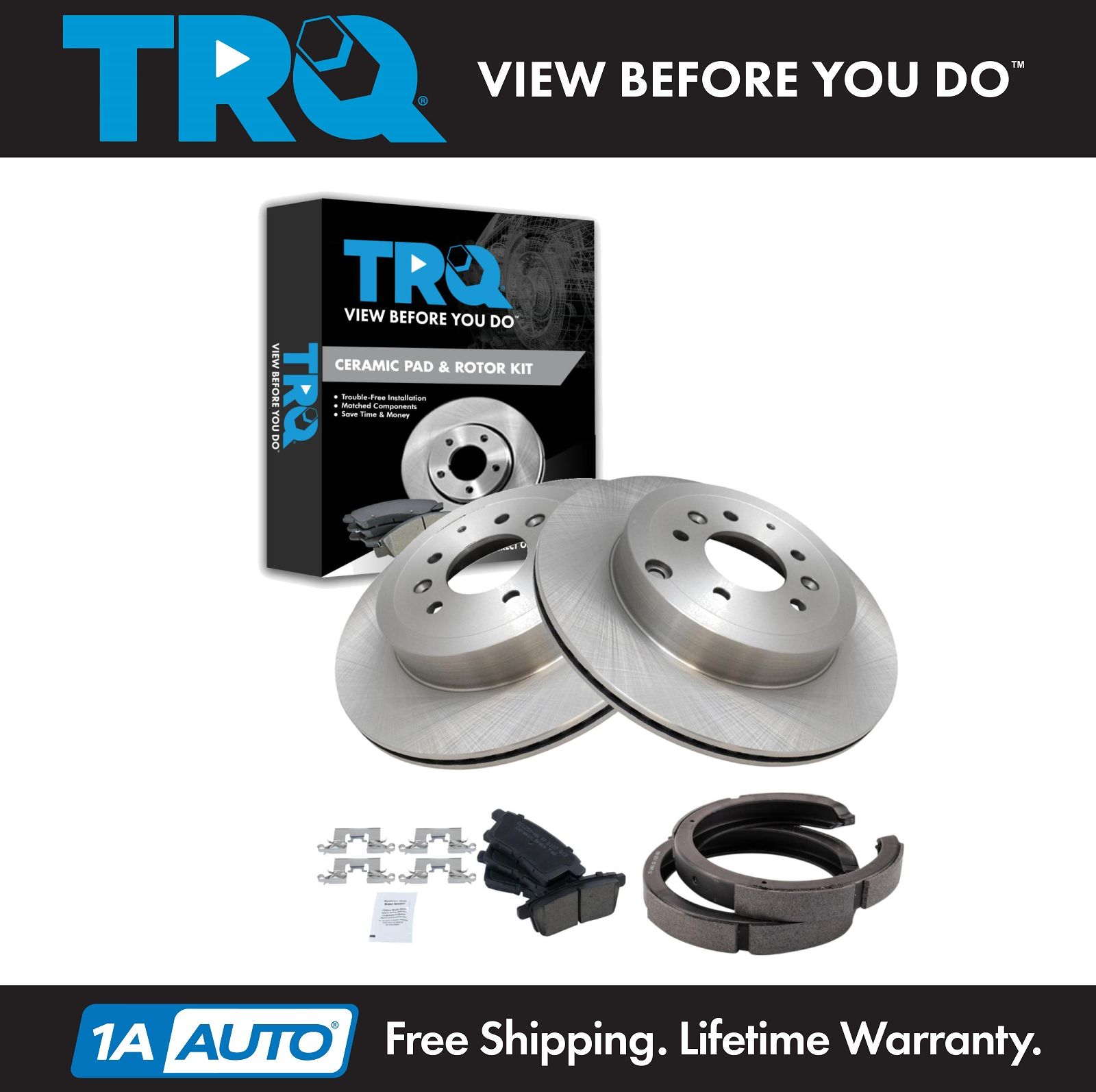 <b>Ceramic Brake Pad & Rotor Kit</b>