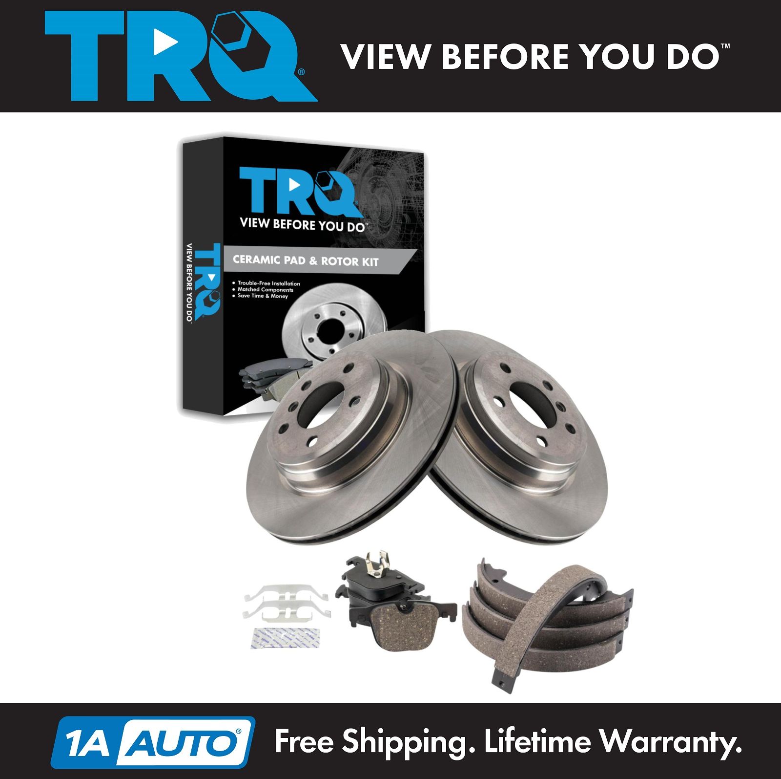 <b>Ceramic Brake Pad & Rotor Kit</b>