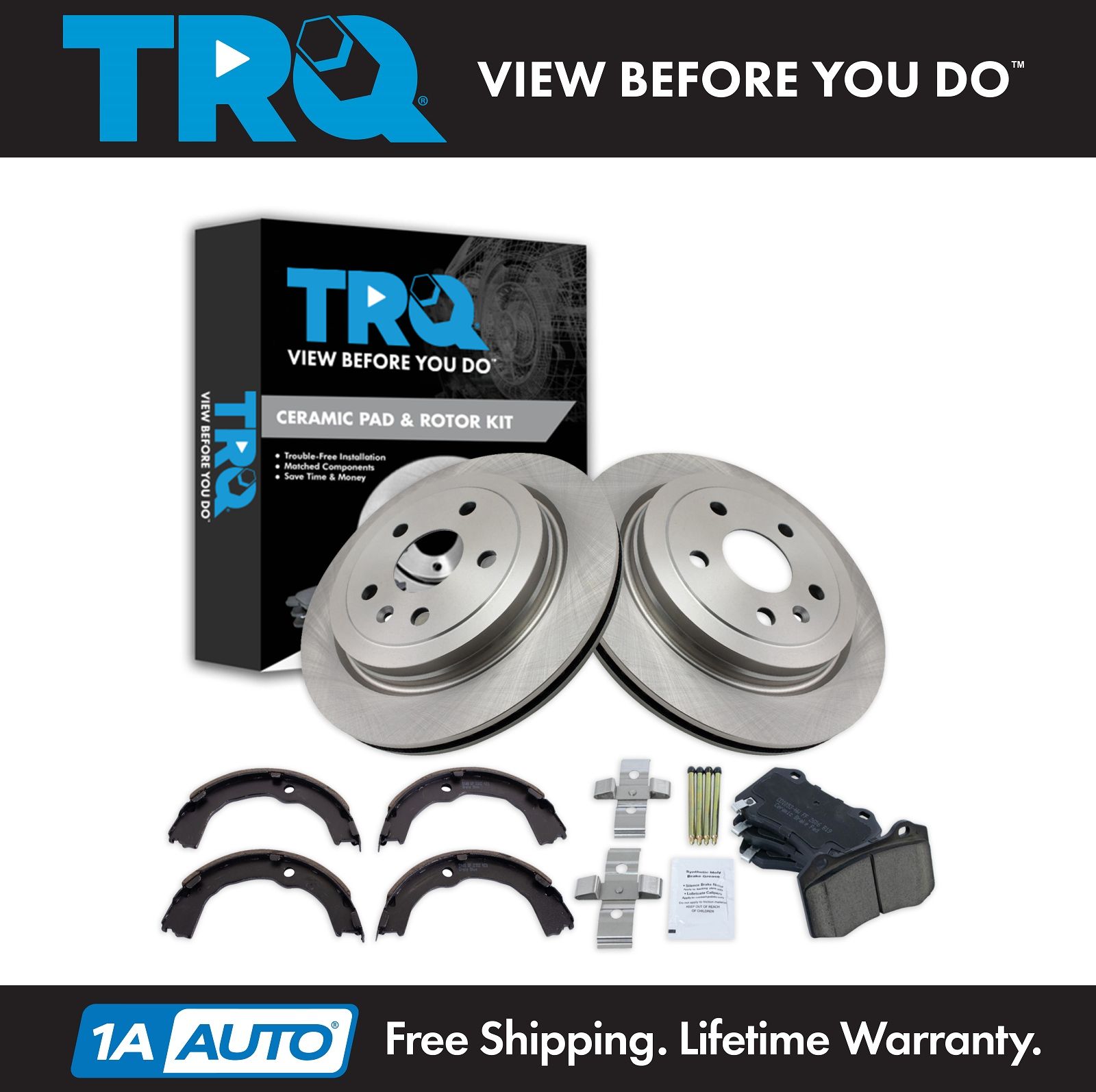 <b>Ceramic Brake Pad & Rotor Kit</b>