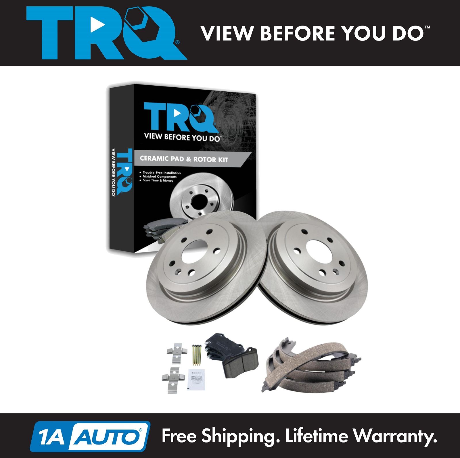 <b>Ceramic Brake Pad & Rotor Kit</b>