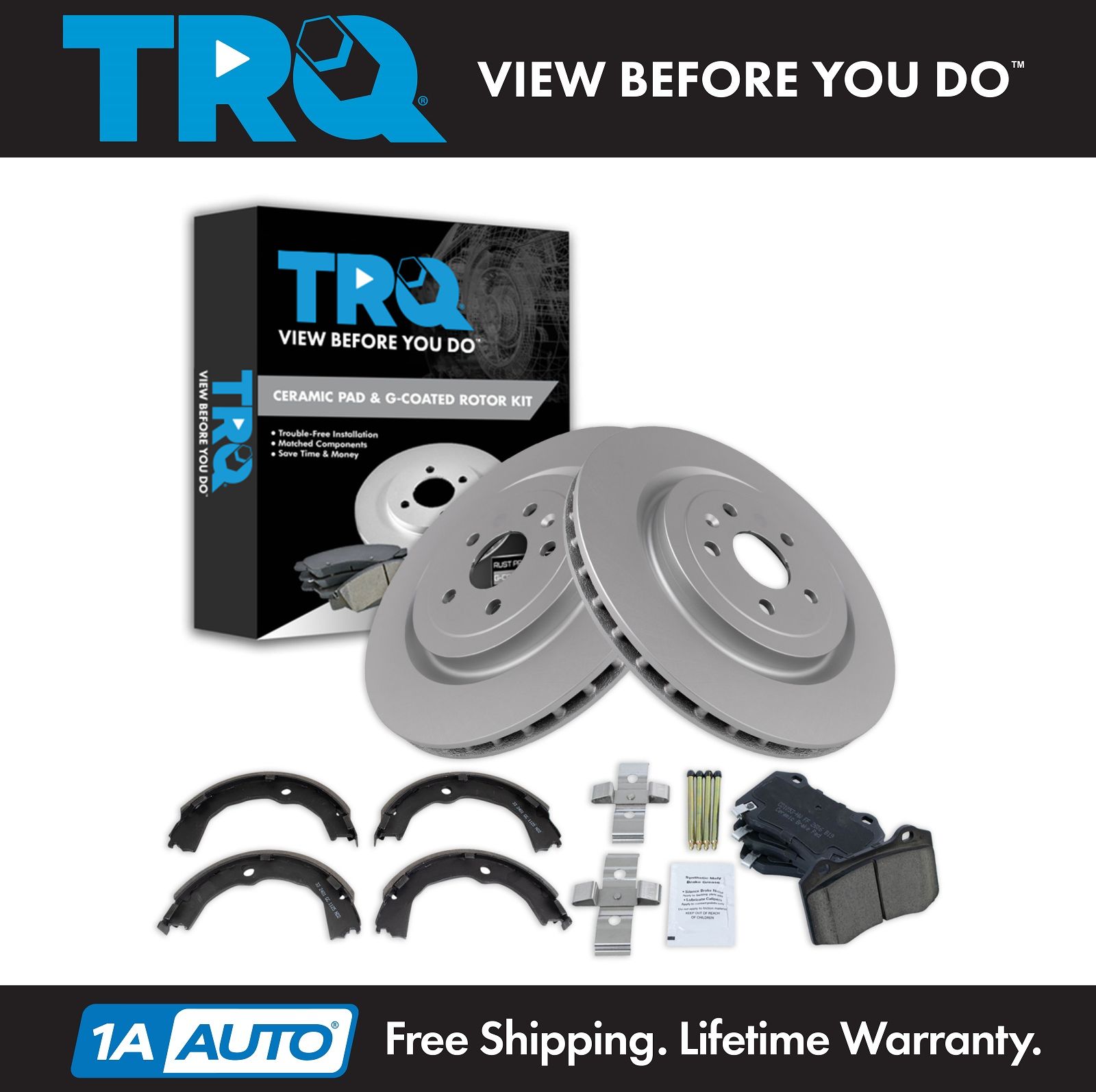 <b>Ceramic Brake Pad & Rotor Kit</b>