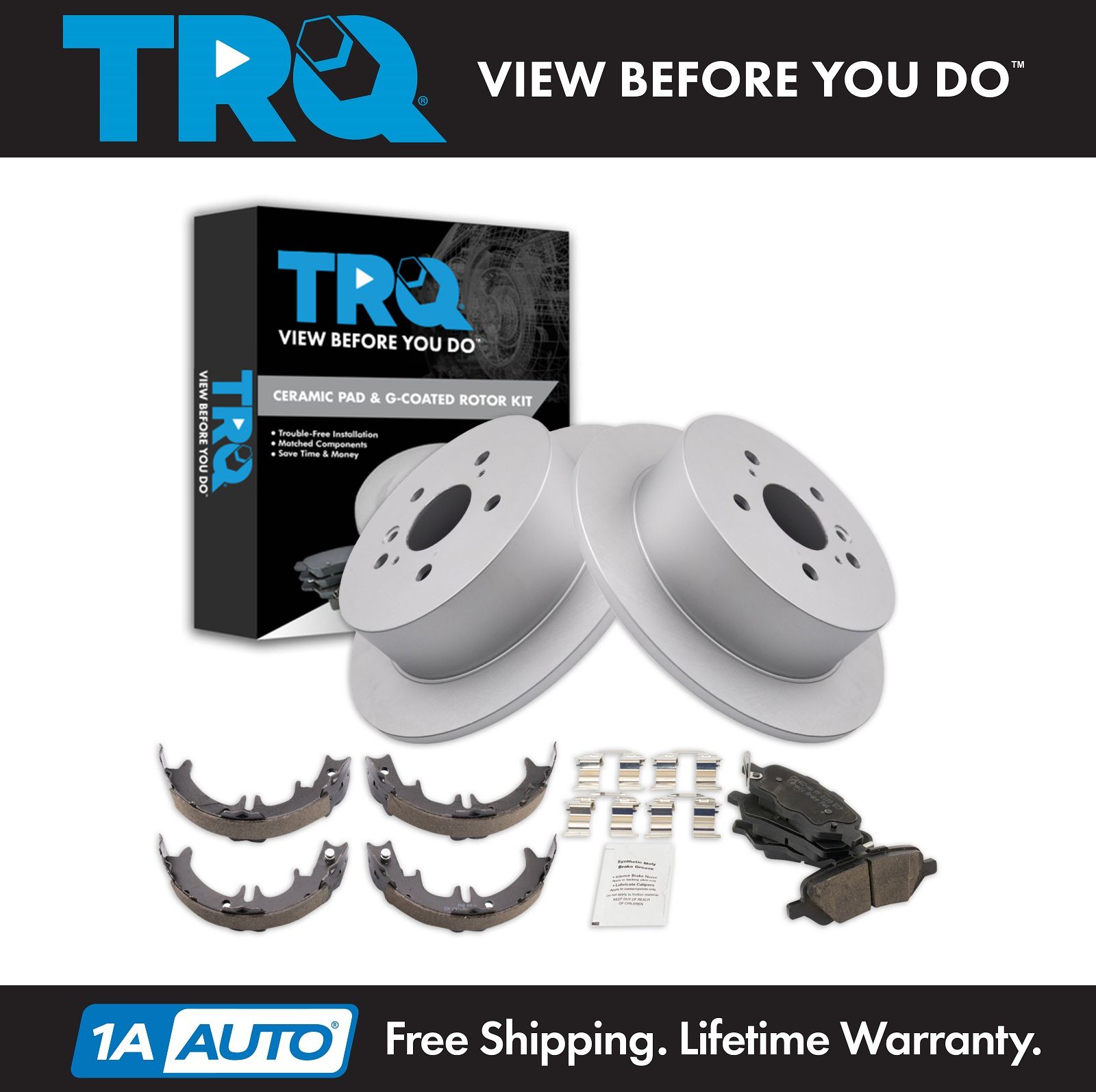 <b>Ceramic Brake Pad & Rotor Kit</b>