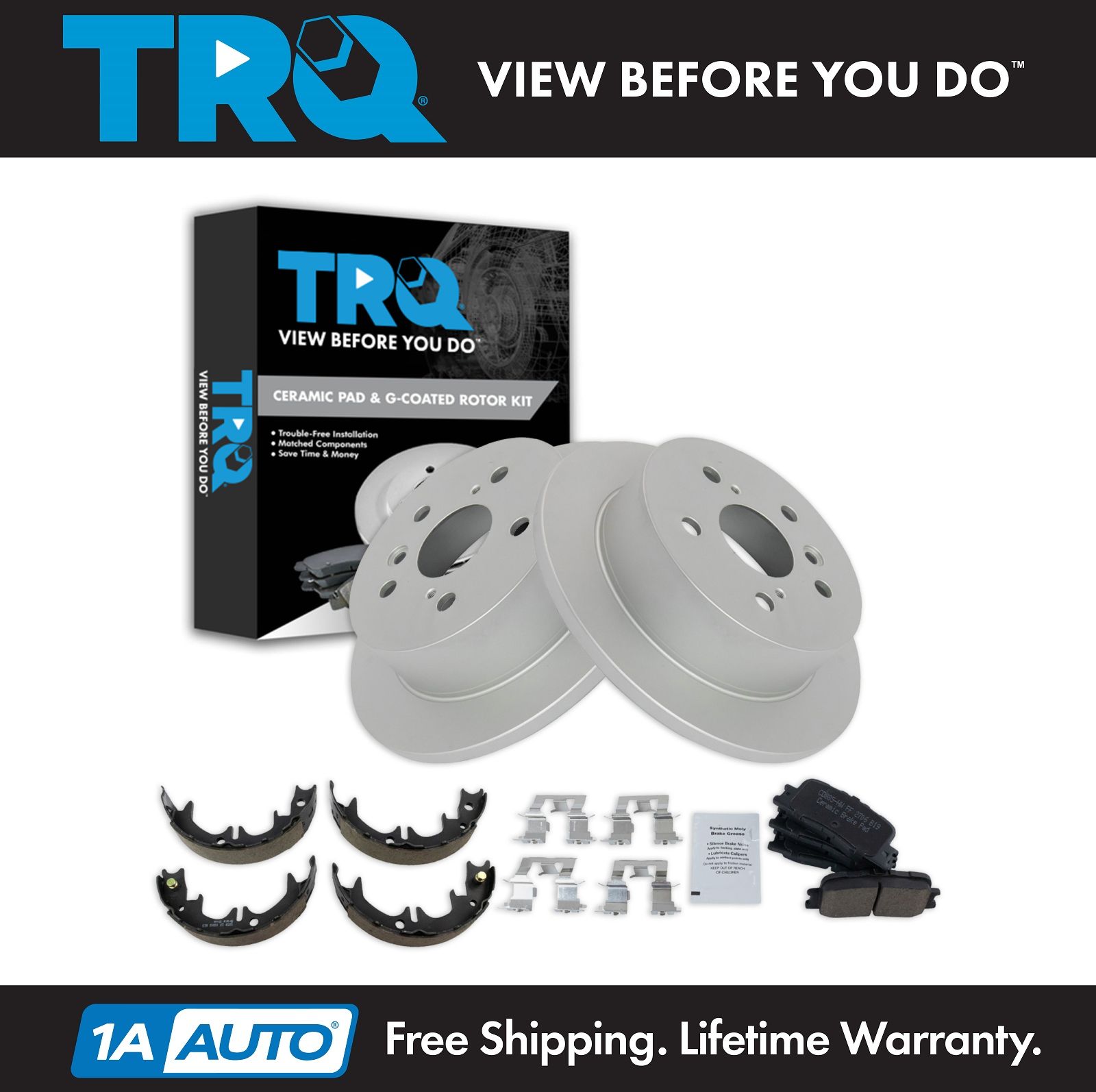 <b>Ceramic Brake Pad & Rotor Kit</b>