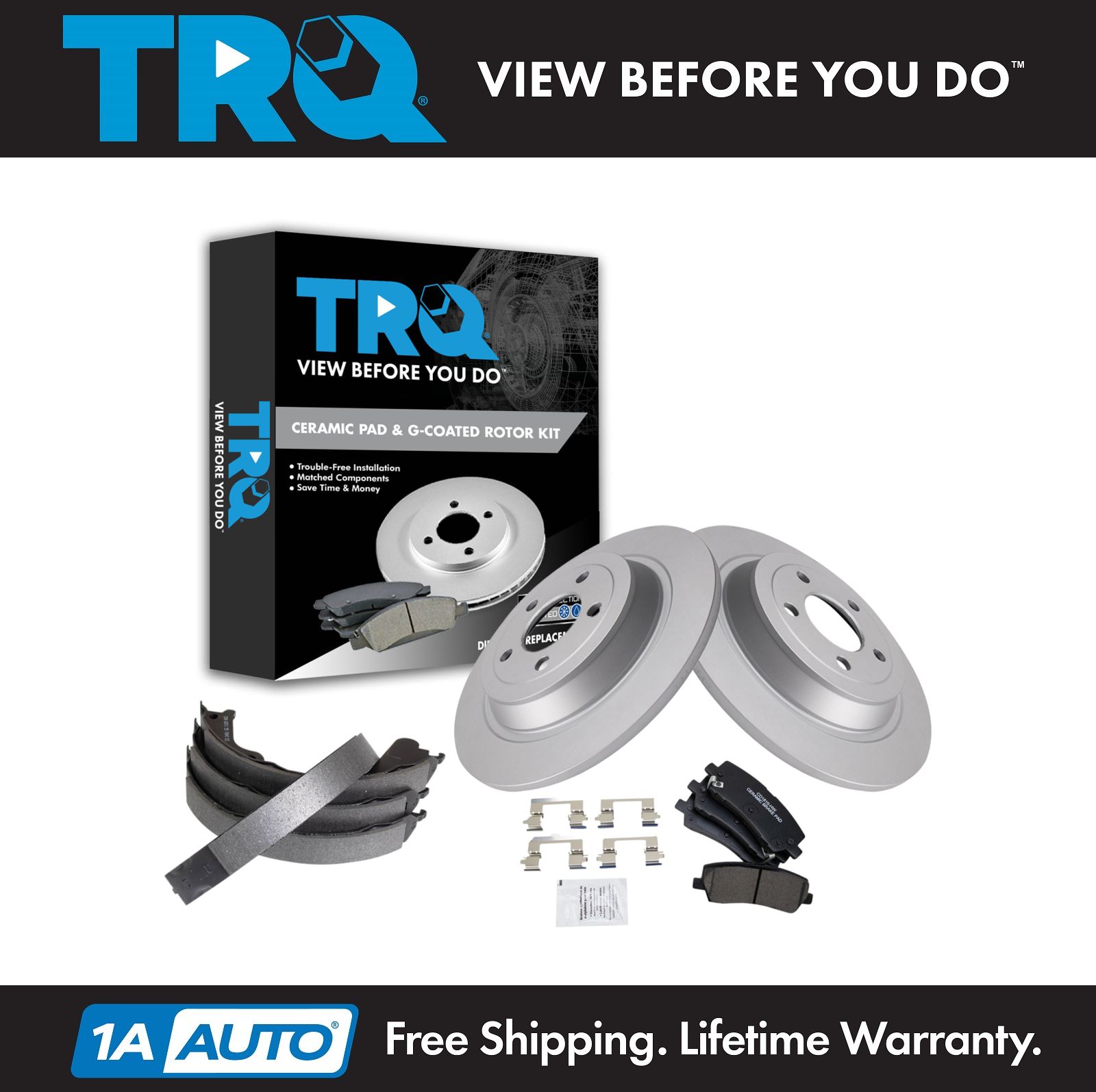 <b>Ceramic Brake Pad & Rotor Kit</b>