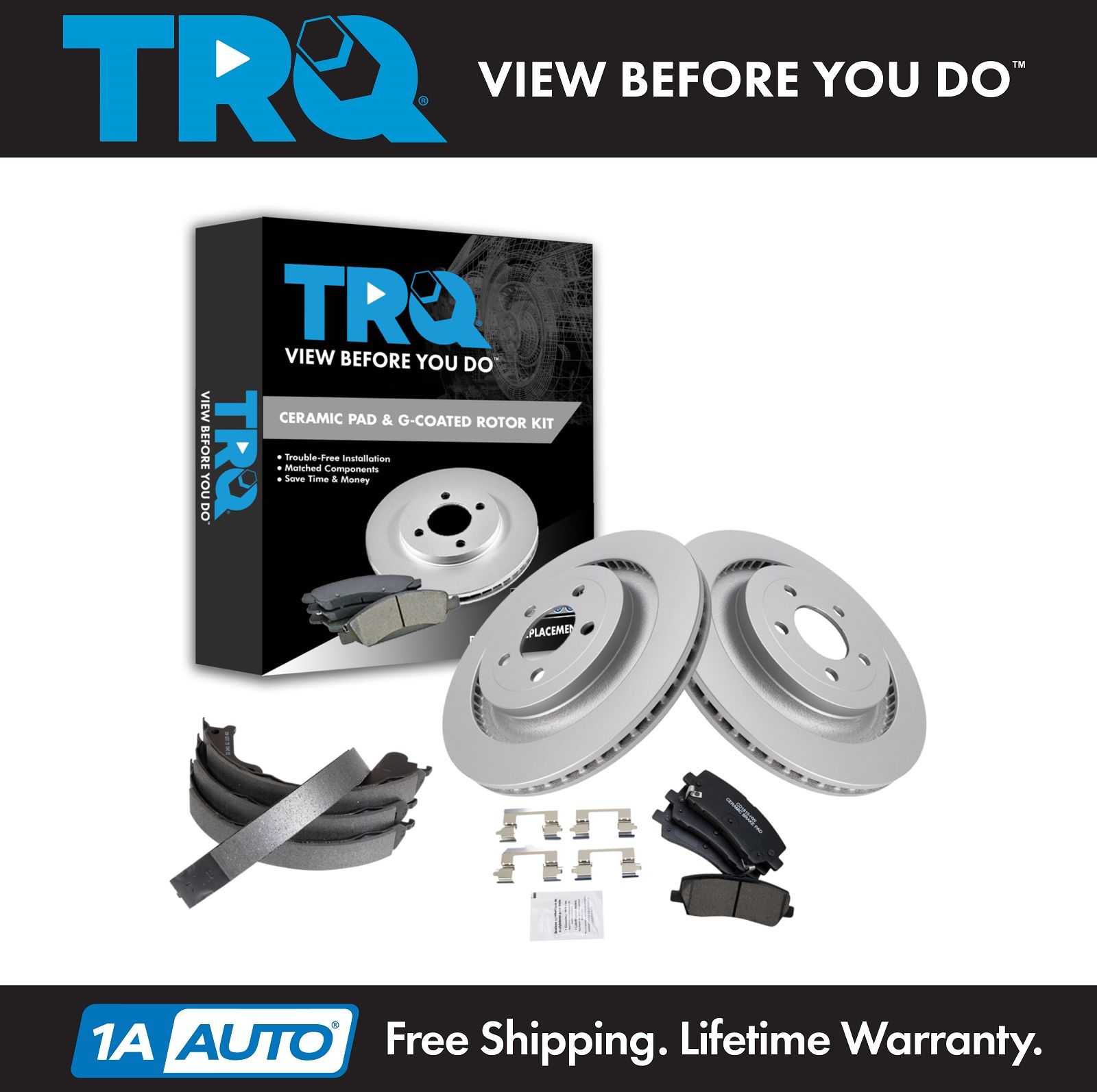 <b>Ceramic Brake Pad & Rotor Kit</b>