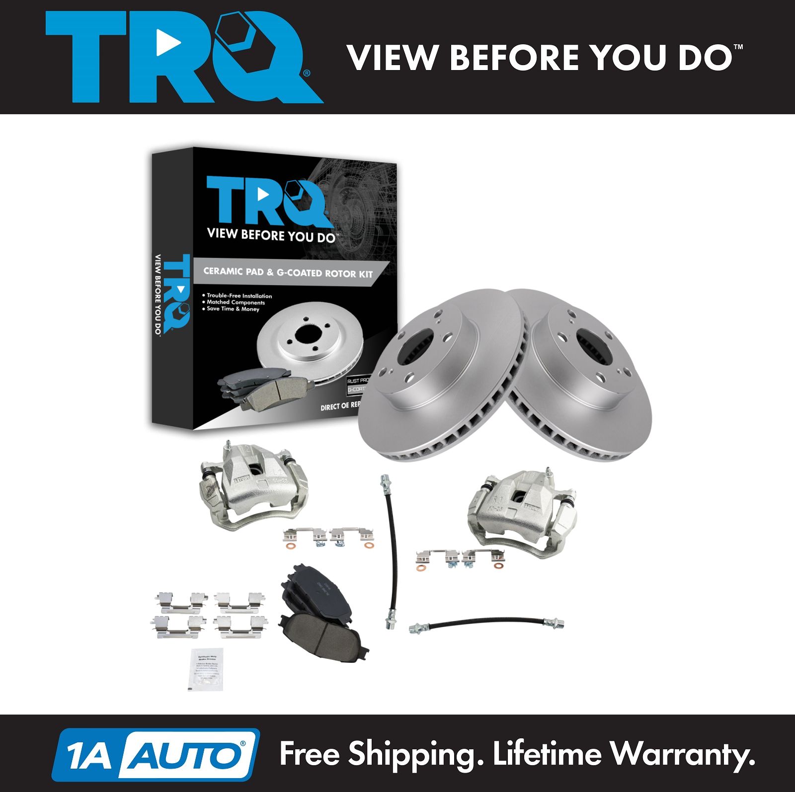 <b>Ceramic Brake Pad & Rotor Kit</b>