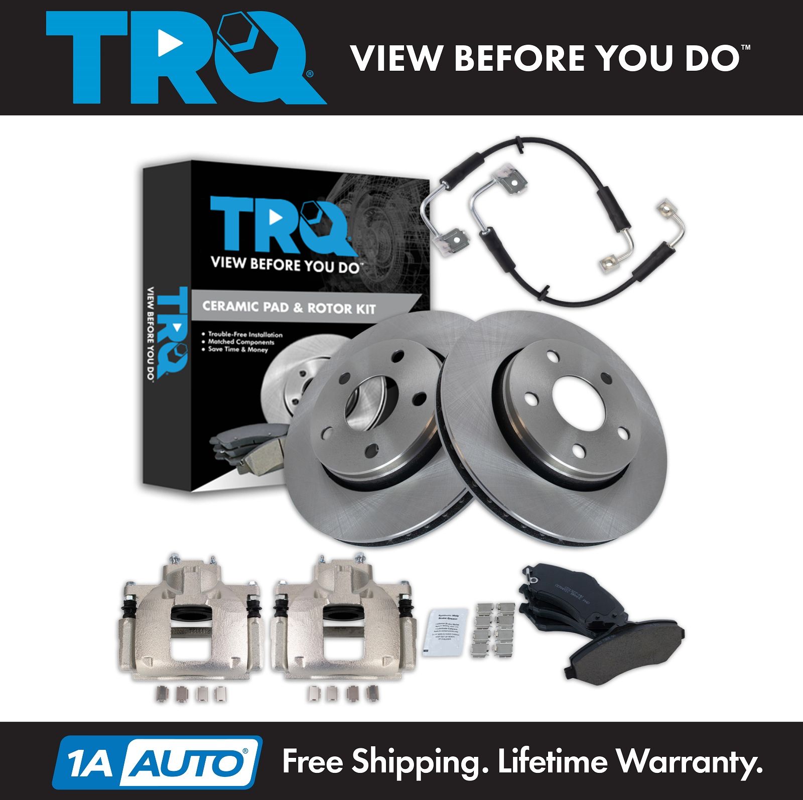 <b>Ceramic Brake Pad & Rotor Kit</b>