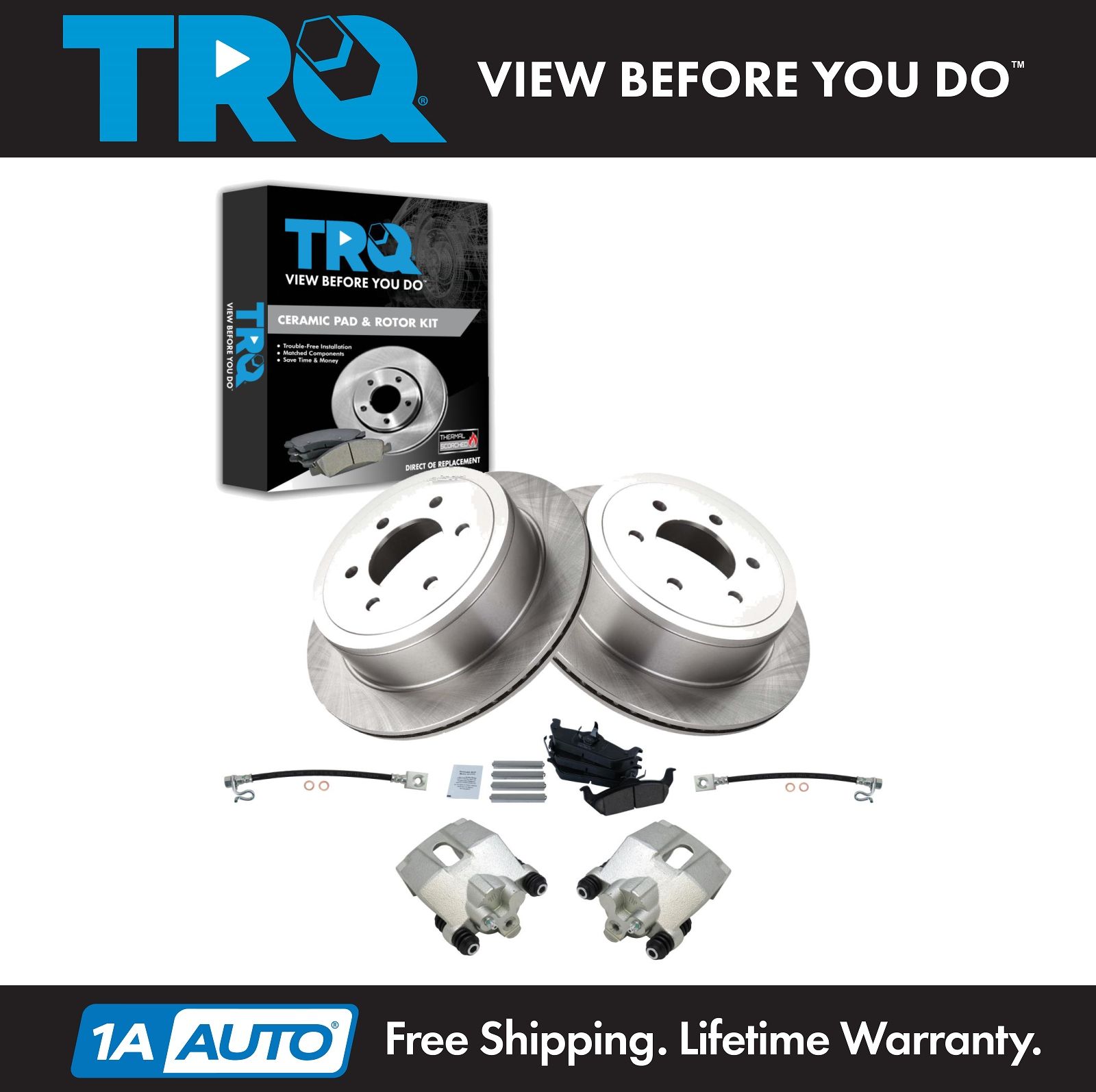 <b>Ceramic Brake Pad & Rotor Kit</b>
