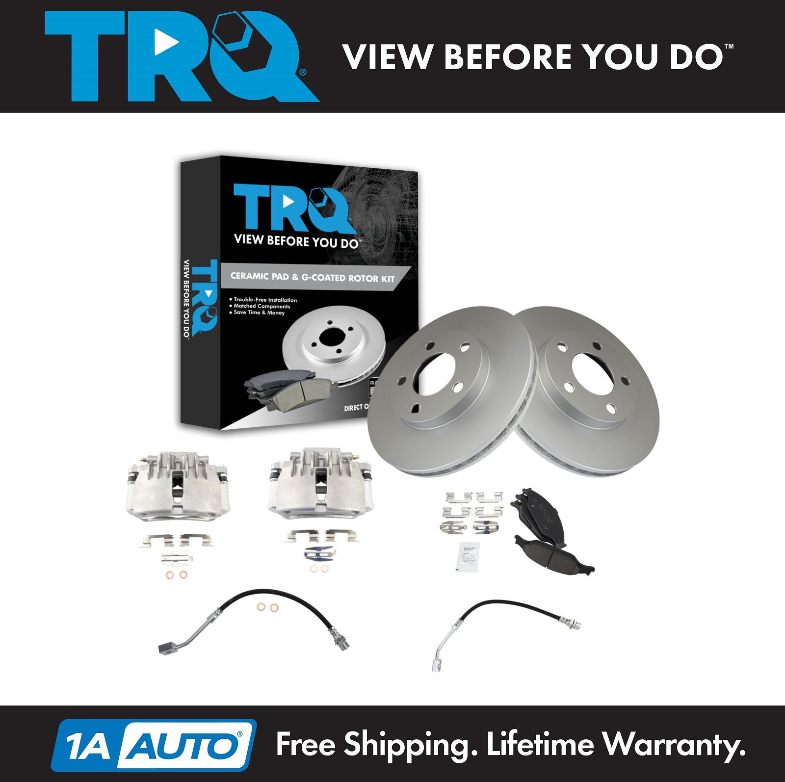 <b>Ceramic Brake Pad & Rotor Kit</b>