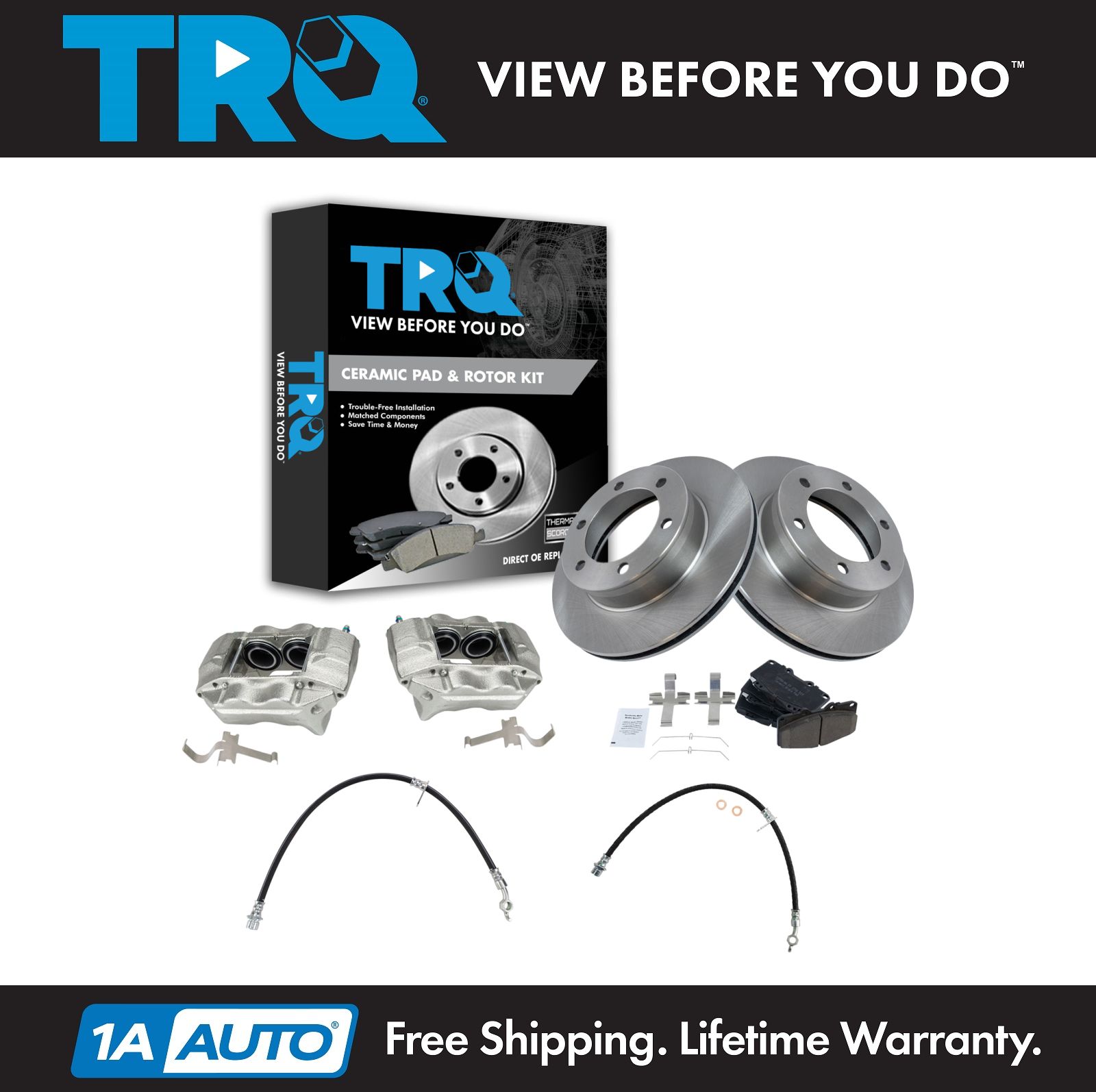 <b>Ceramic Brake Pad & Rotor Kit</b>