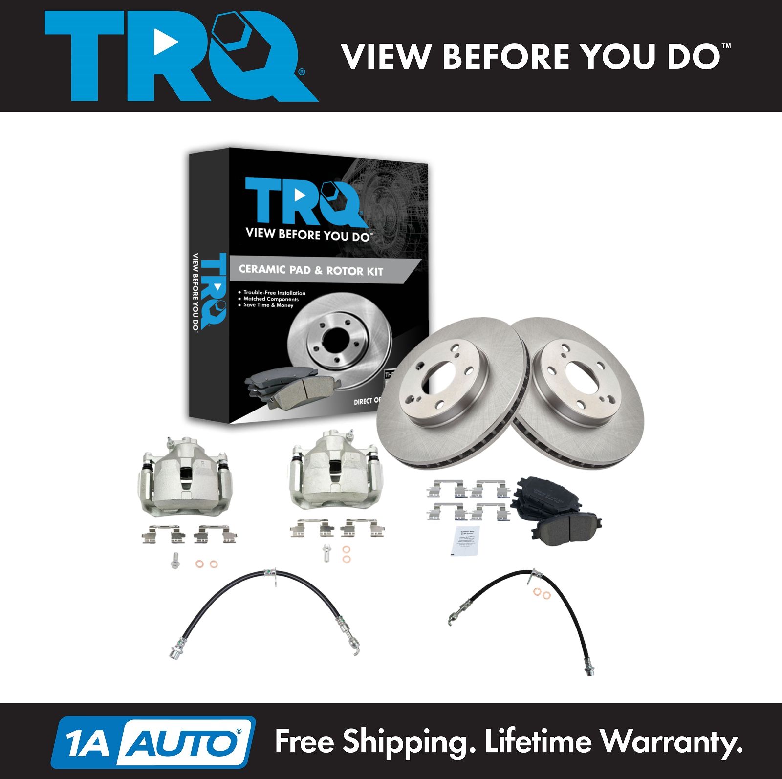 <b>Ceramic Brake Pad & Rotor Kit</b>