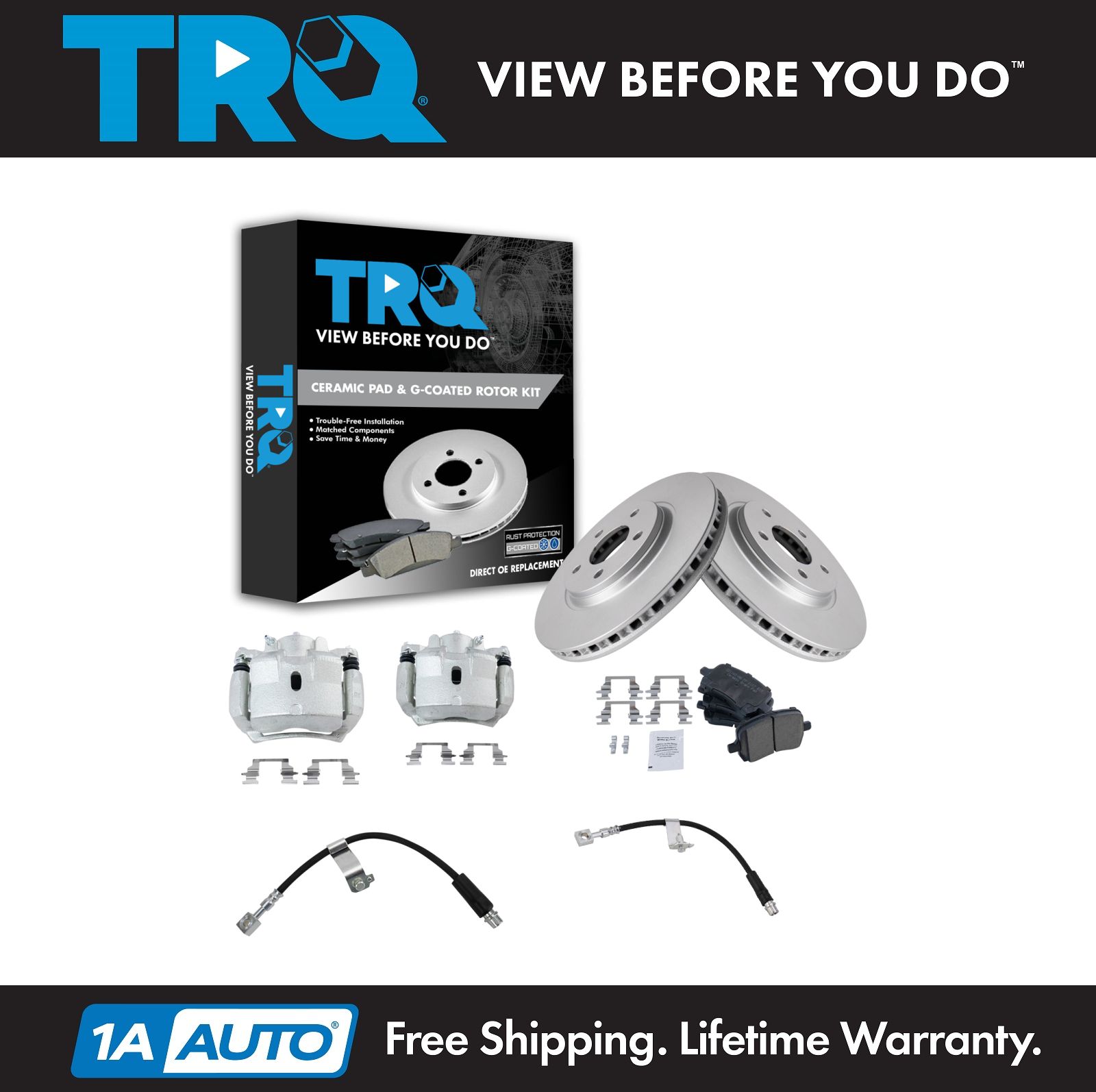 <b>Ceramic Brake Pad & Rotor Kit</b>