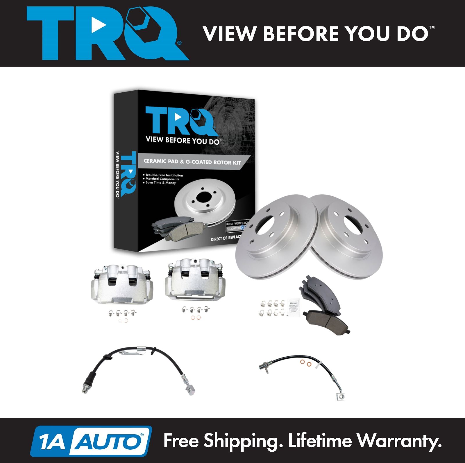 <b>Ceramic Brake Pad & Rotor Kit</b>