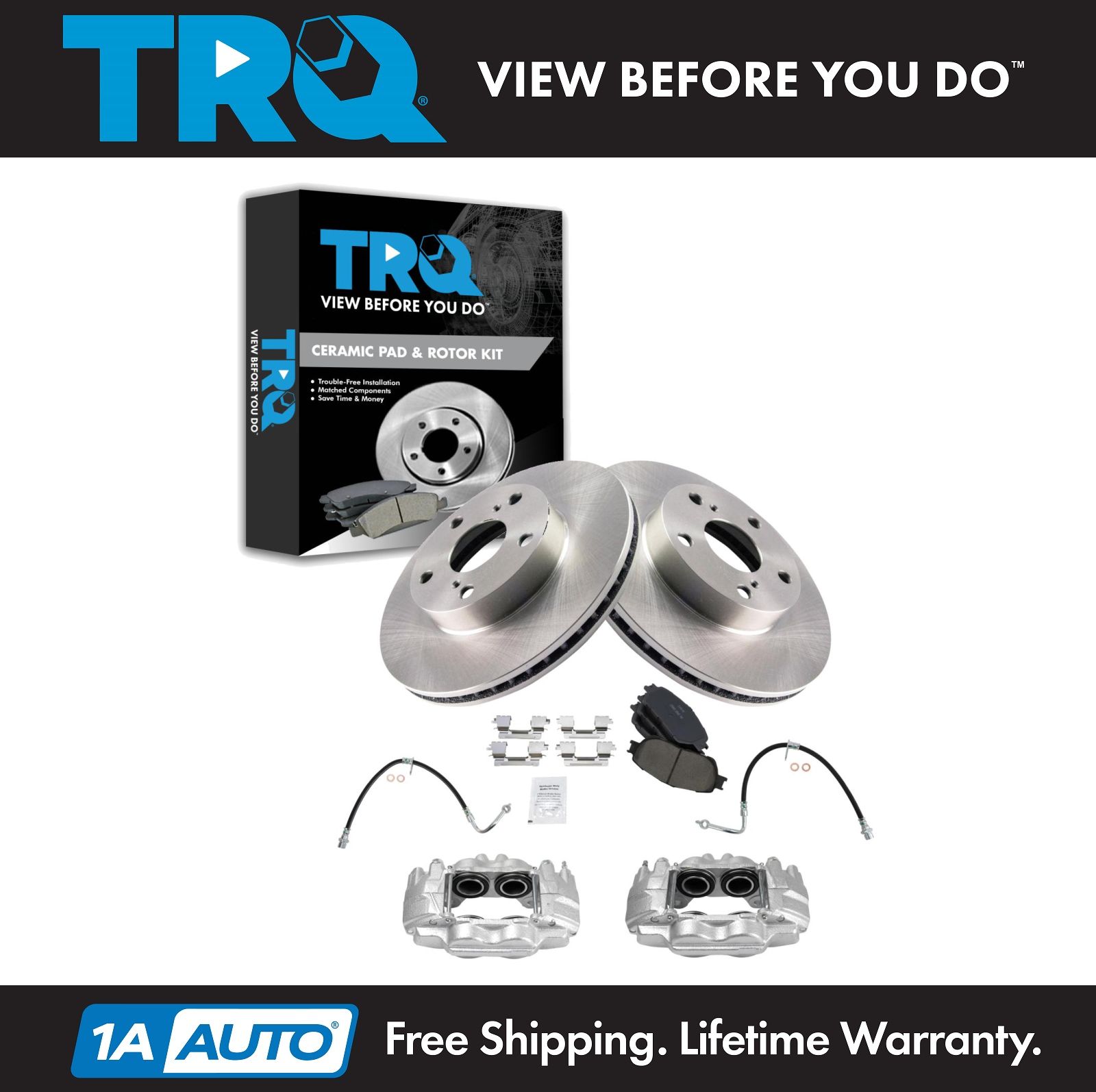 <b>Ceramic Brake Pad & Rotor Kit</b>