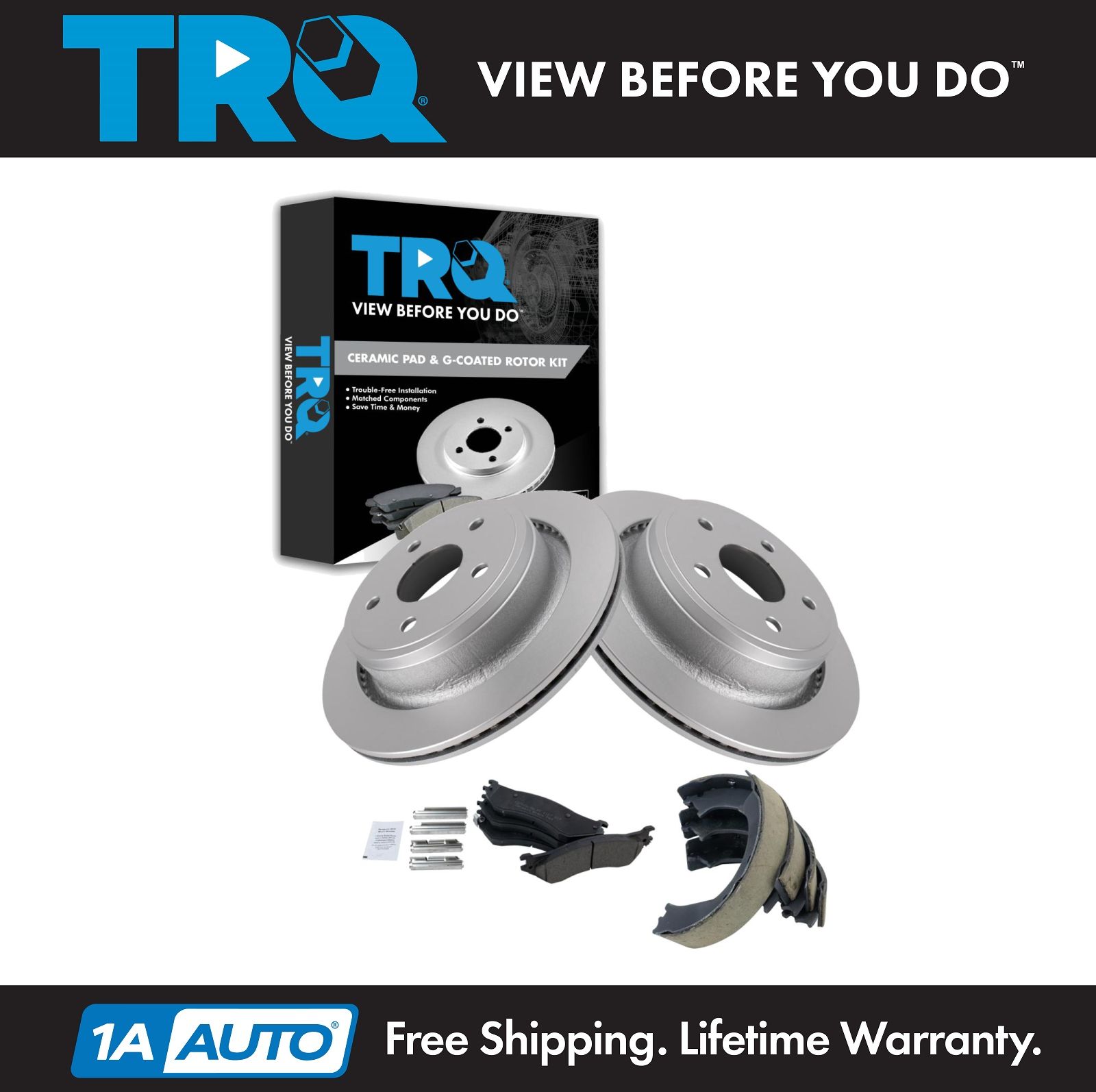 <b>Ceramic Brake Pad & Rotor Kit</b>