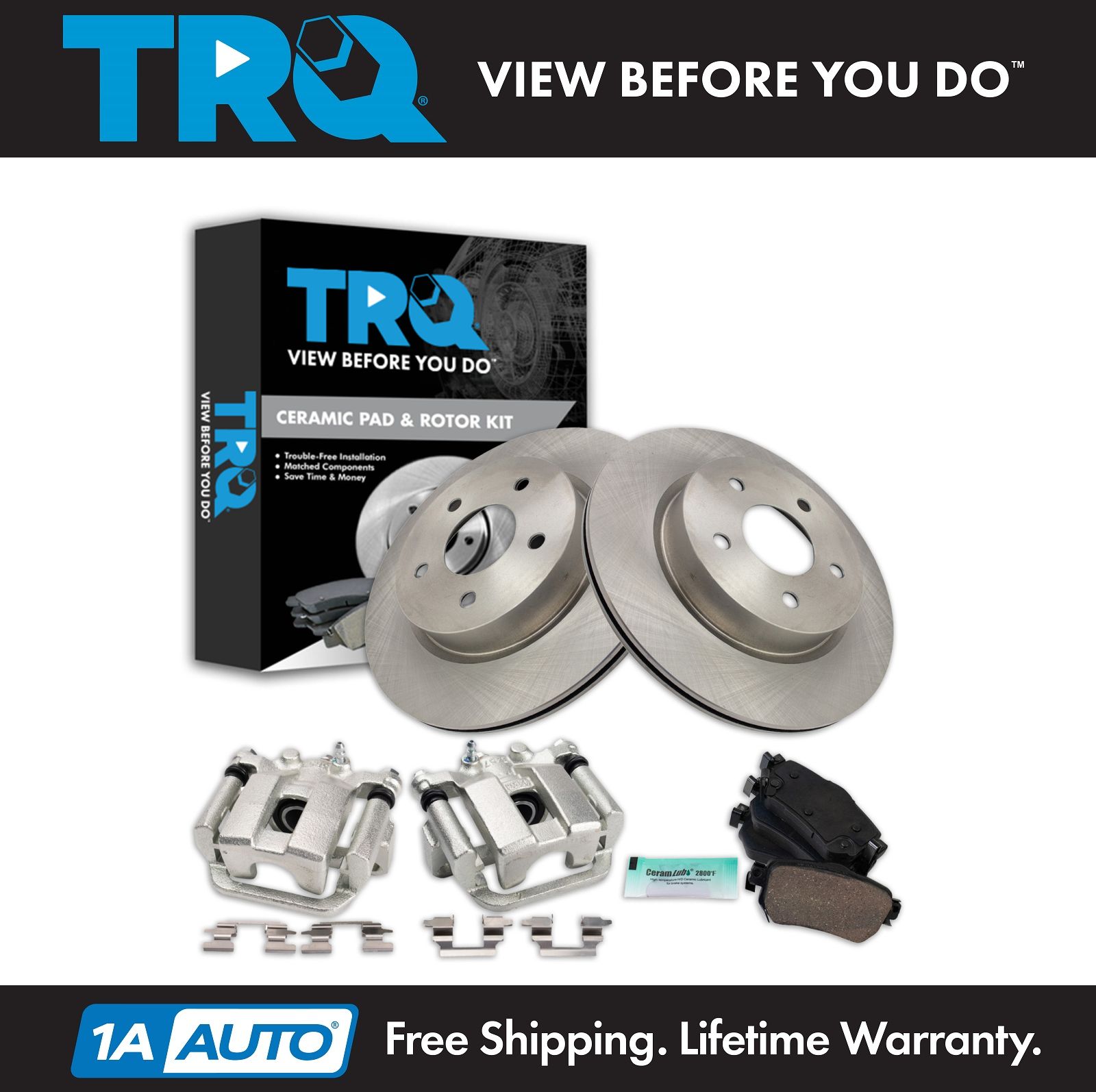 <b>Ceramic Brake Pad & Rotor Kit</b>