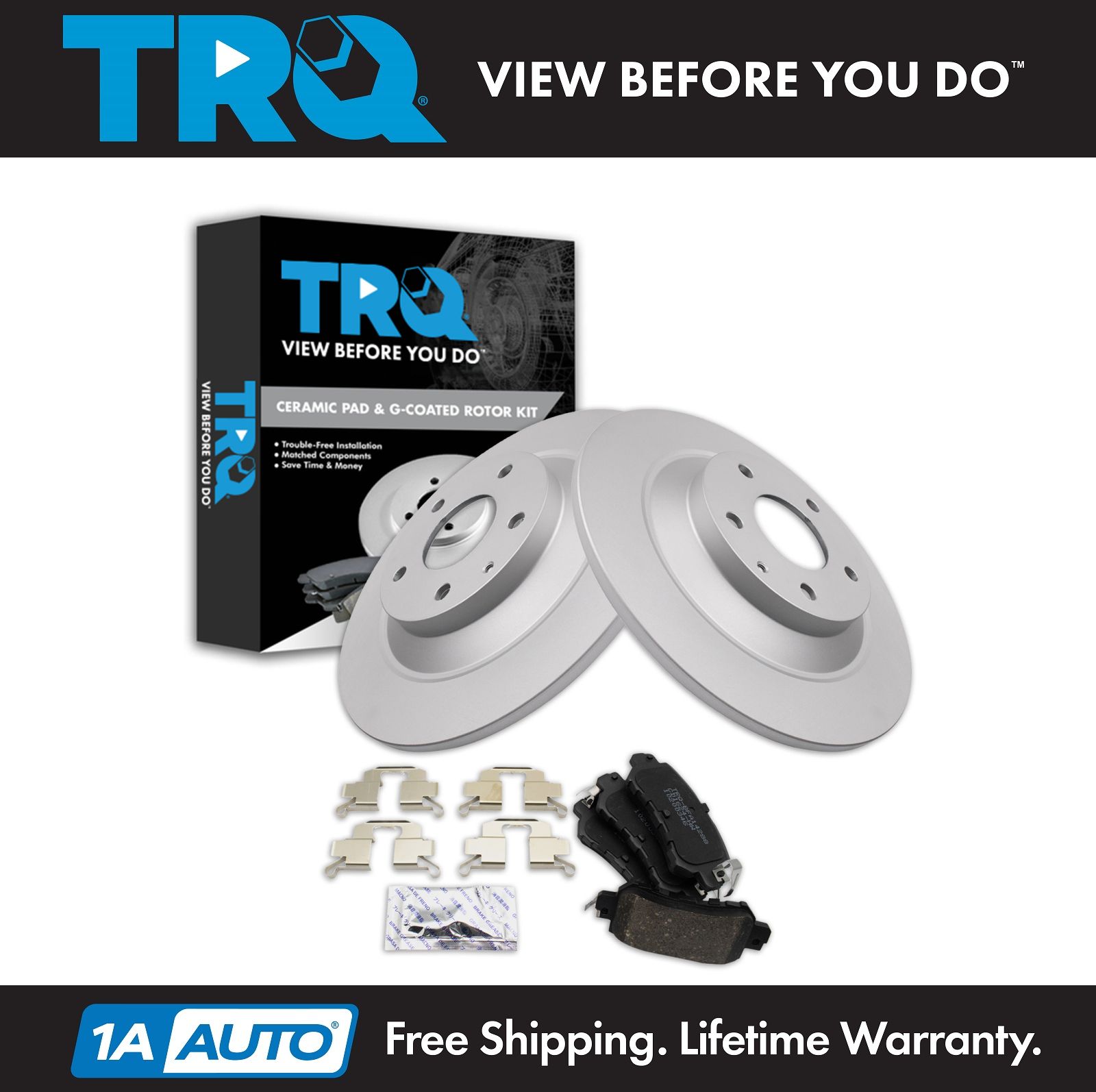 <b>Ceramic Brake Pad & Rotor Kit</b>