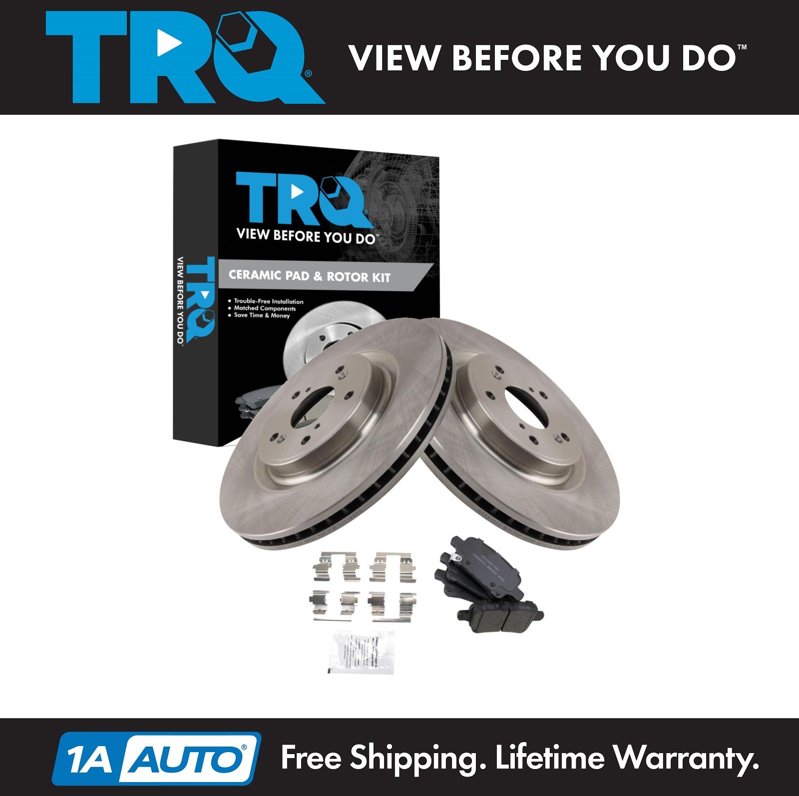 <b>Ceramic Brake Pad & Rotor Kit</b>
