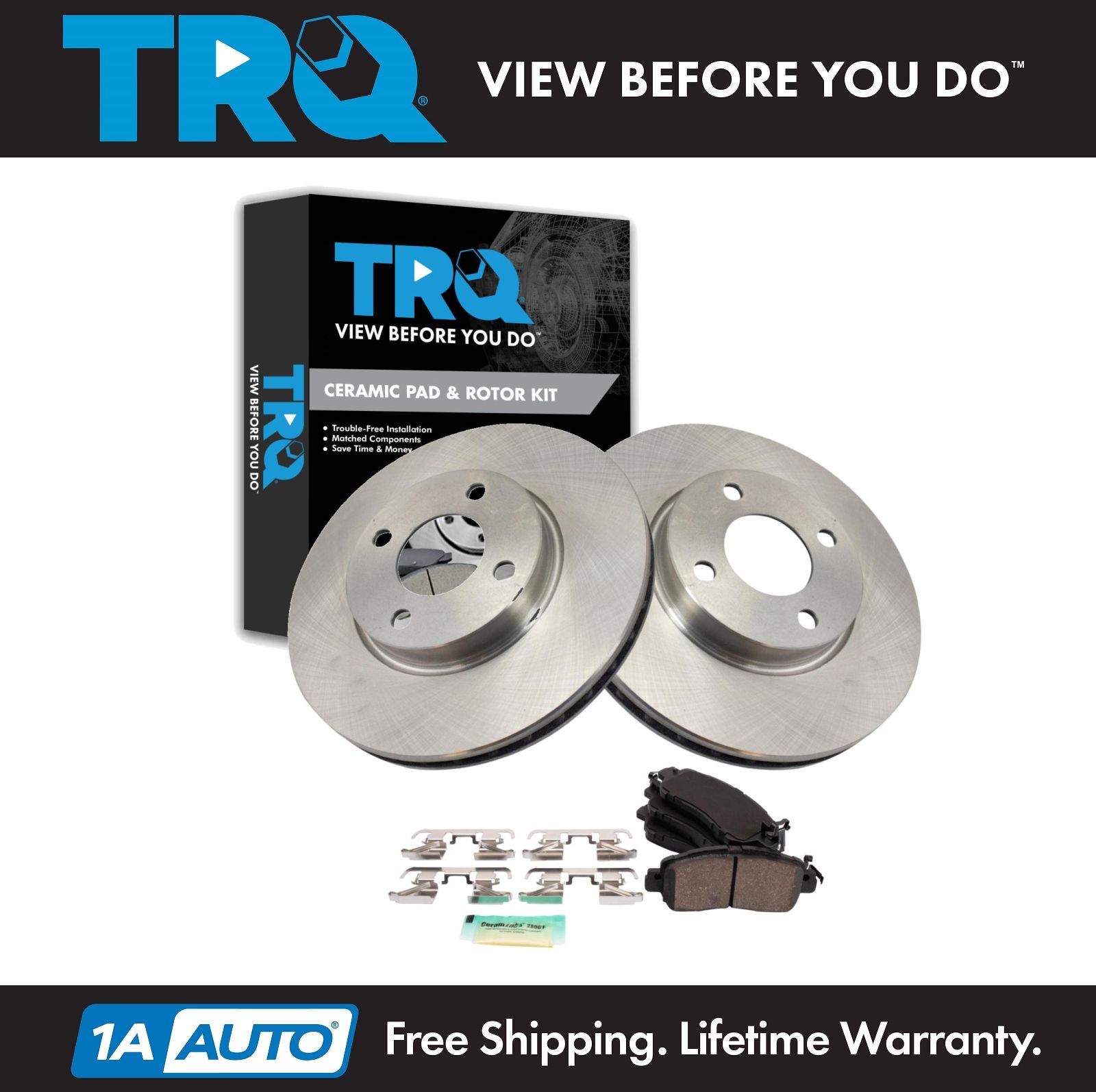 <b>Ceramic Brake Pad & Rotor Kit</b>