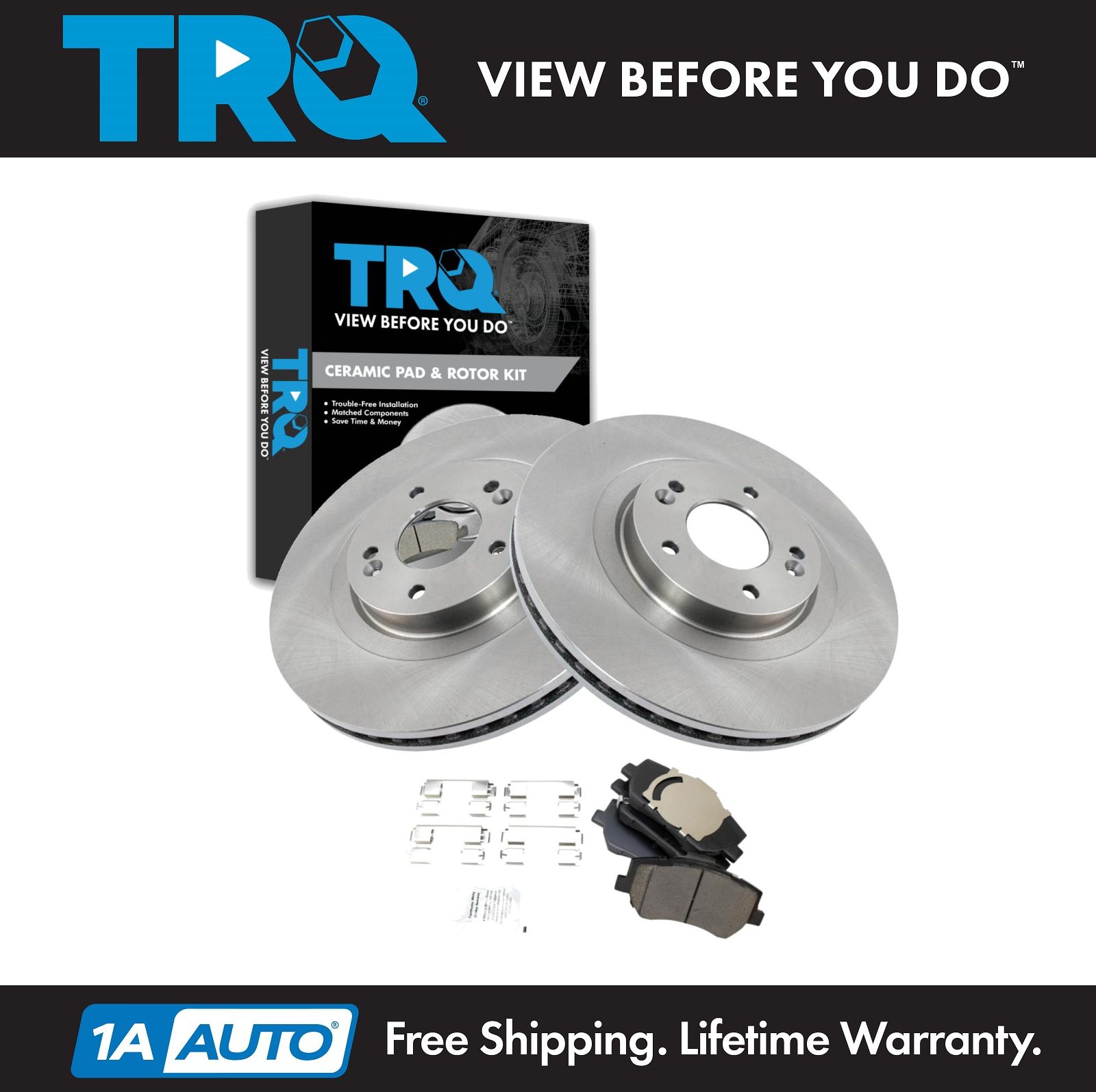 <b>Ceramic Brake Pad & Rotor Kit</b>