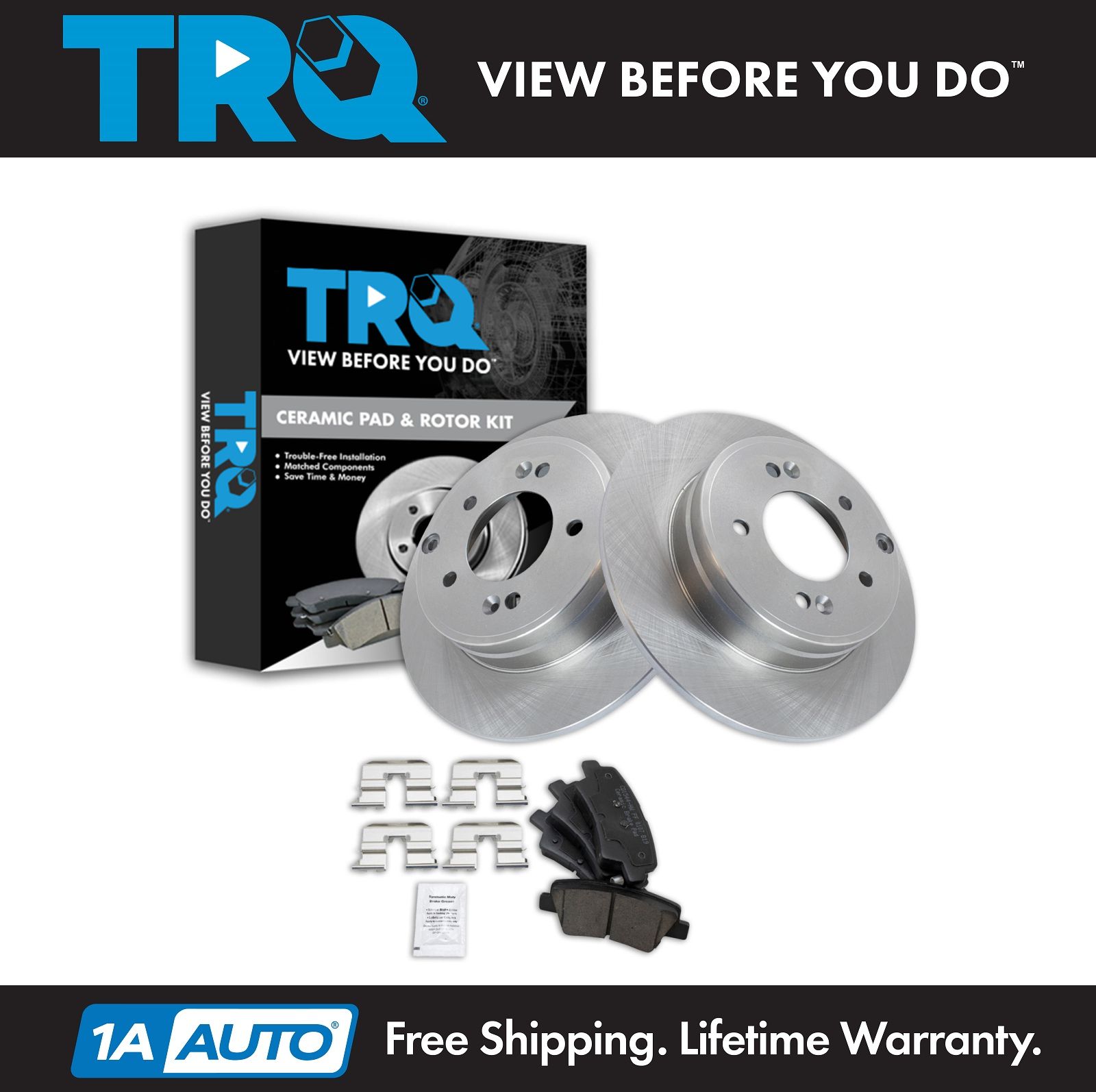 <b>Ceramic Brake Pad & Rotor Kit</b>