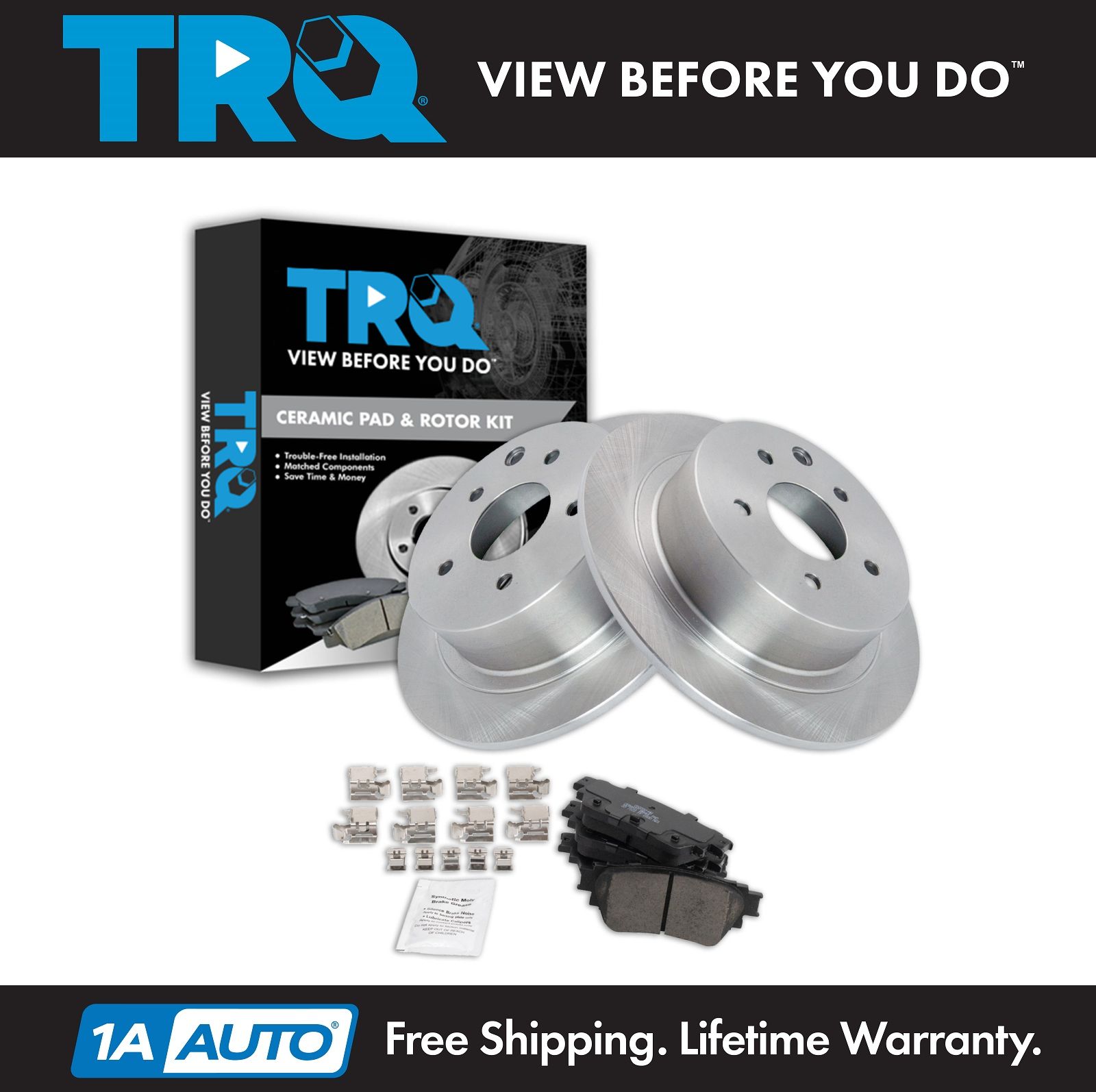 <b>Ceramic Brake Pad & Rotor Kit</b>