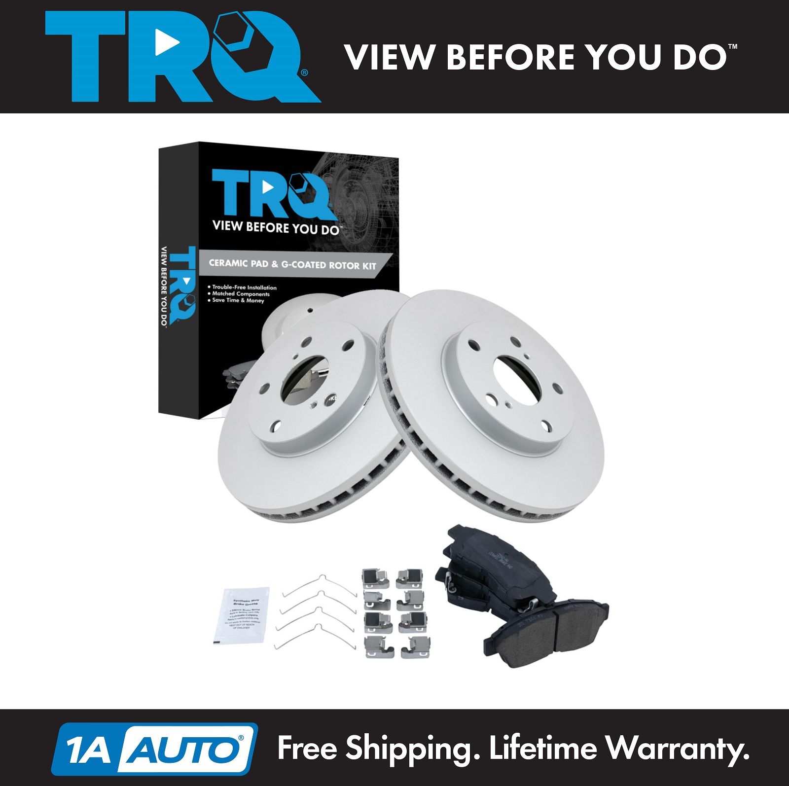<b>Ceramic Brake Pad & Rotor Kit</b>