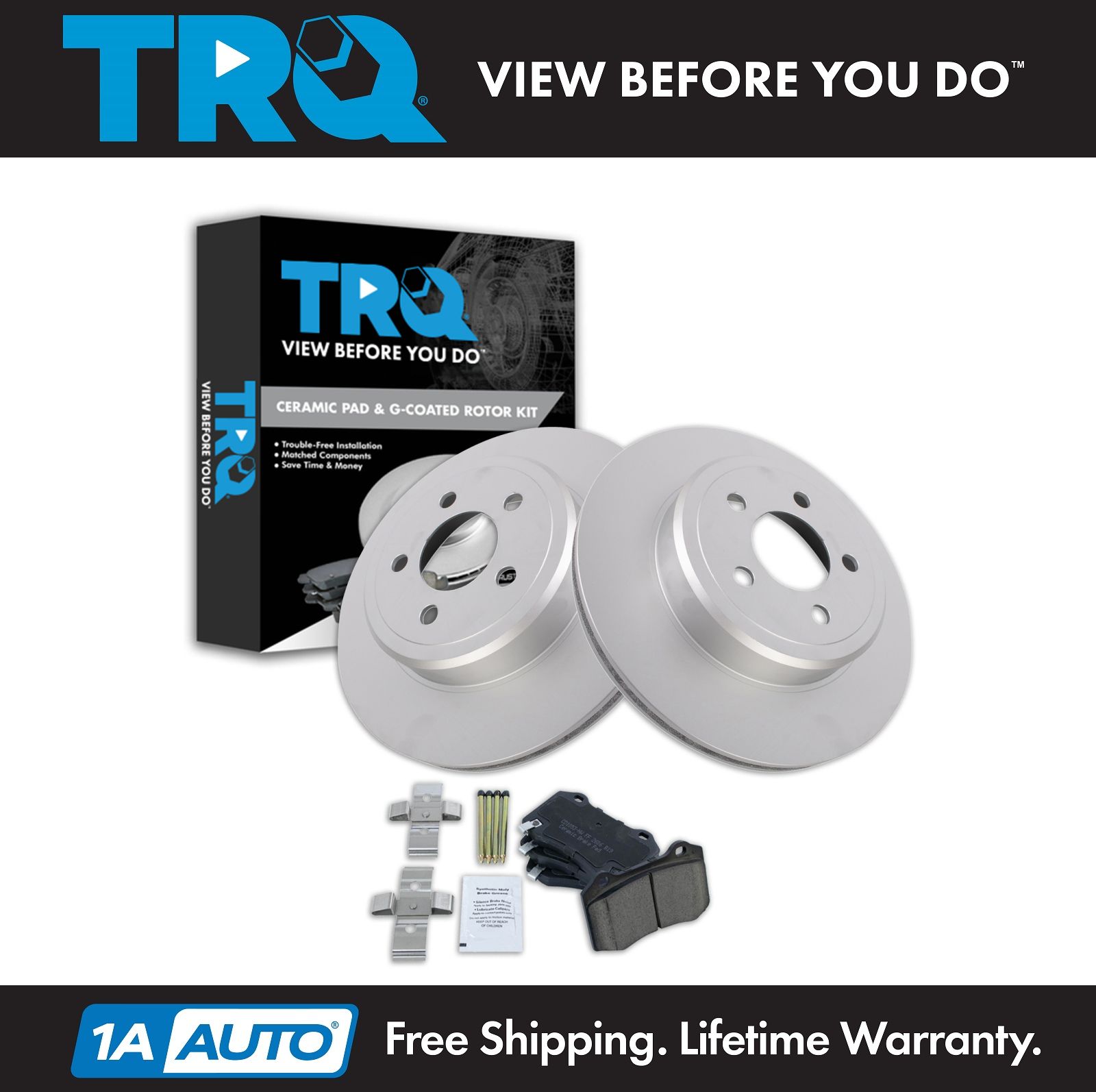 <b>Ceramic Brake Pad & Rotor Kit</b>