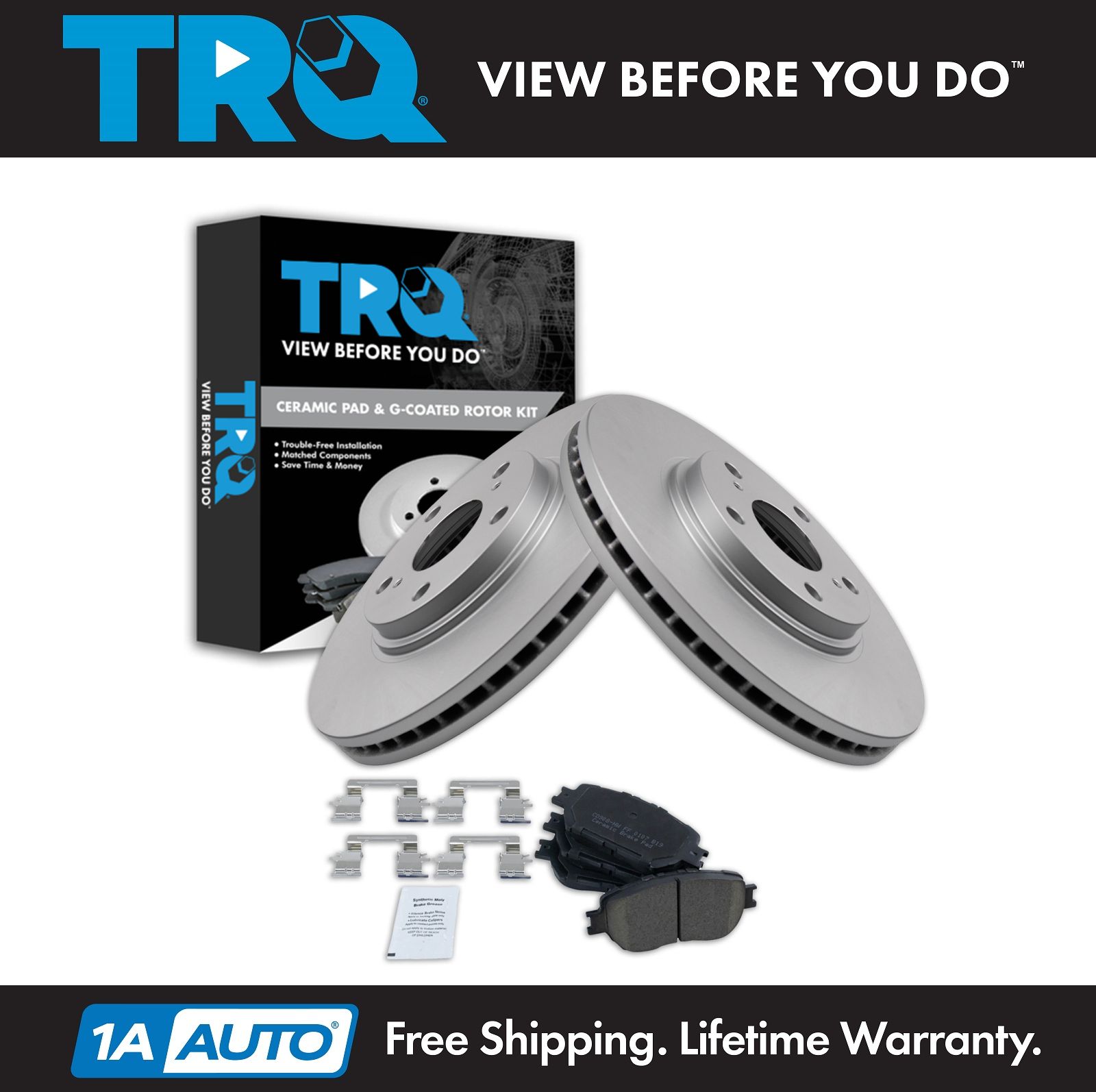 <b>Ceramic Brake Pad & Rotor Kit</b>
