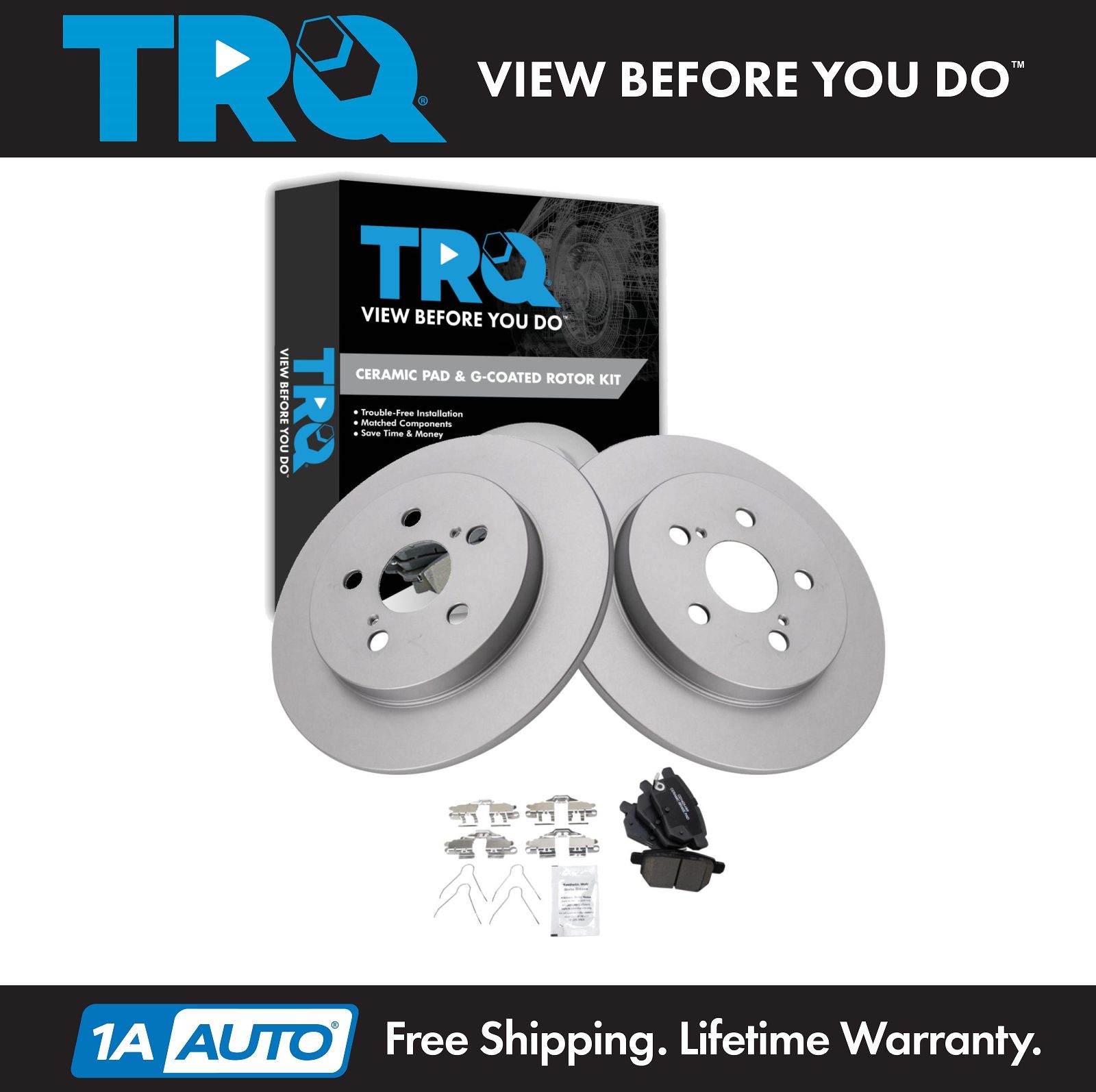 <b>Ceramic Brake Pad & Rotor Kit</b>