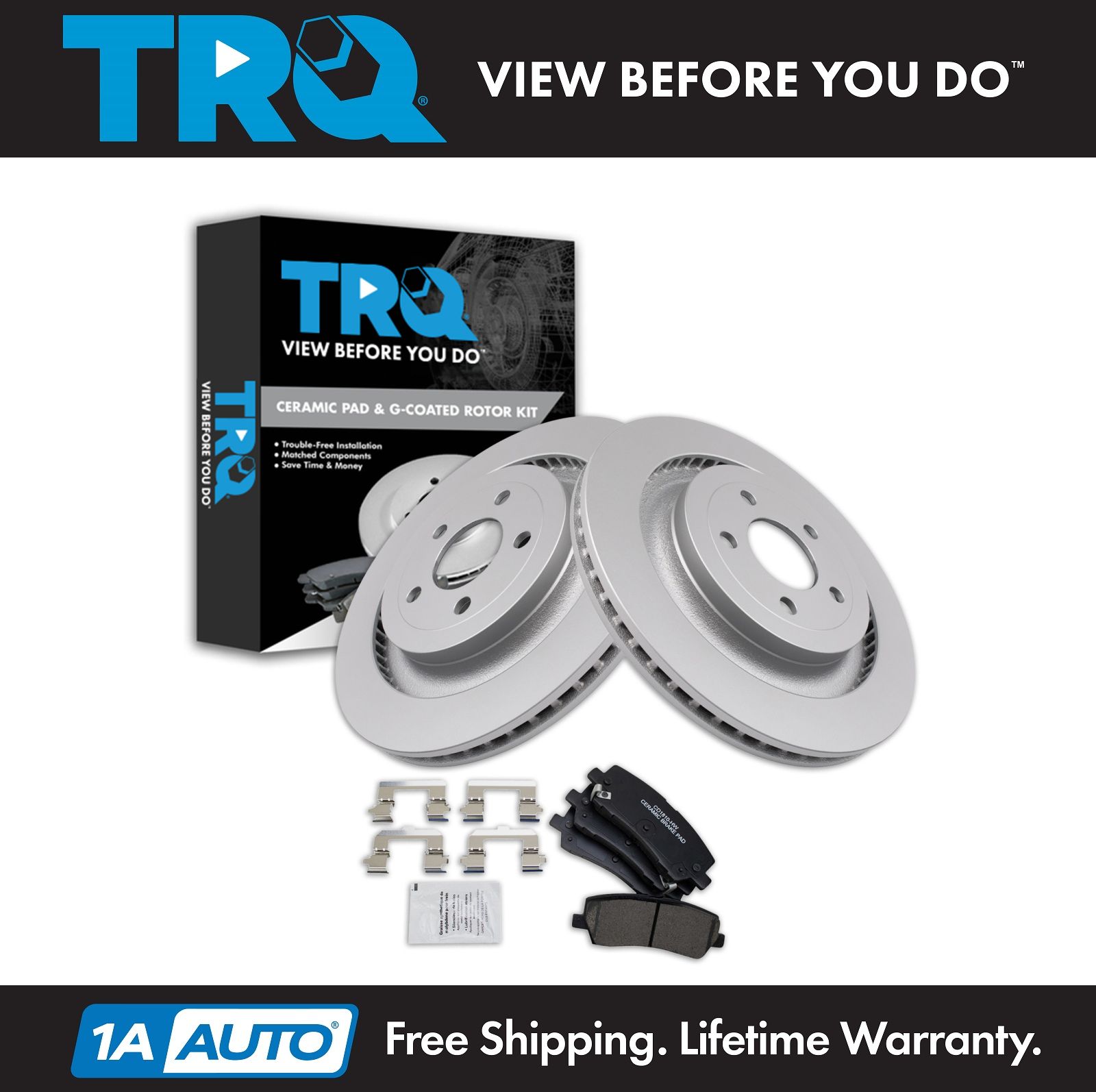<b>Ceramic Brake Pad & Rotor Kit</b>