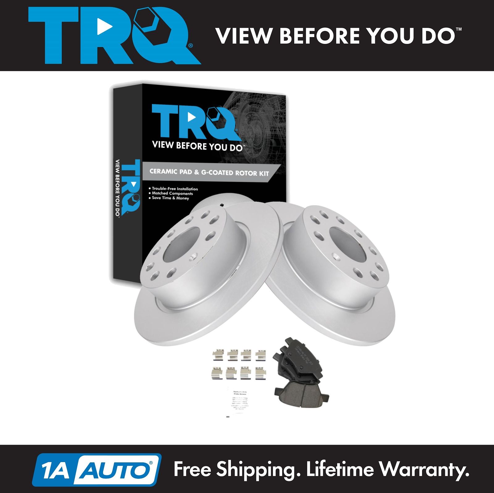 <b>Ceramic Brake Pad & Rotor Kit</b>