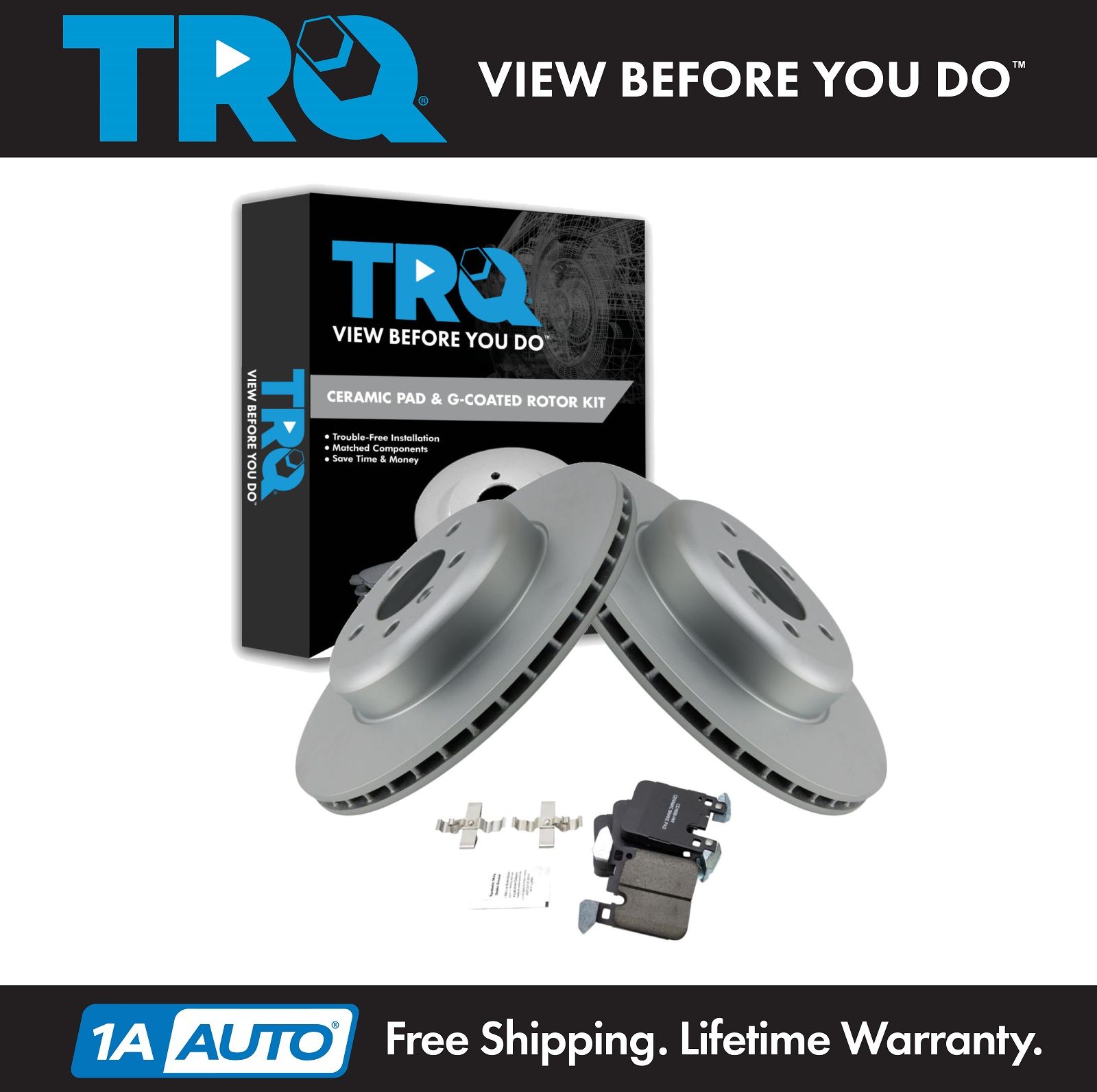 <b>Ceramic Brake Pad & Rotor Kit</b>