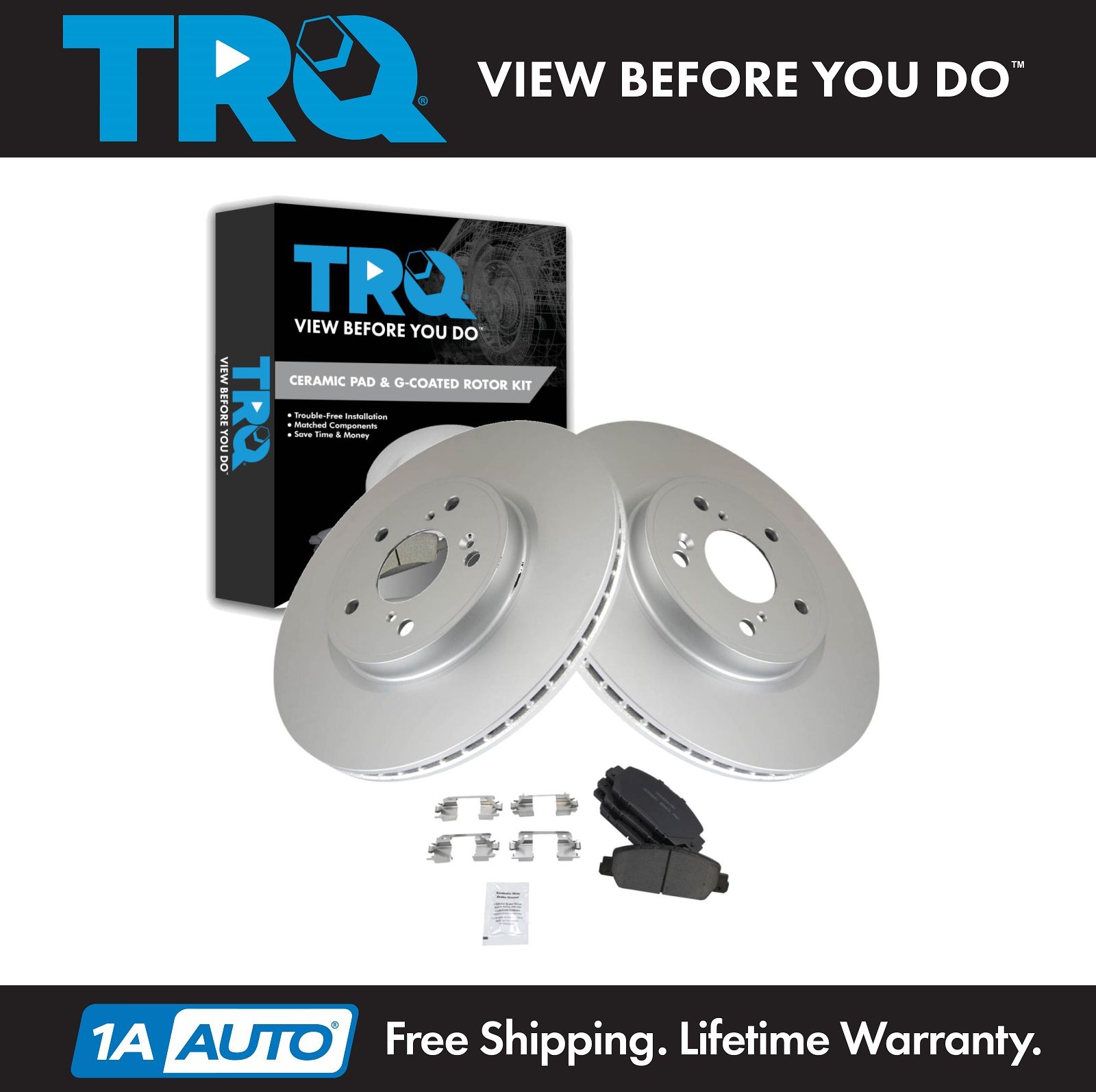<b>Ceramic Brake Pad & Rotor Kit</b>