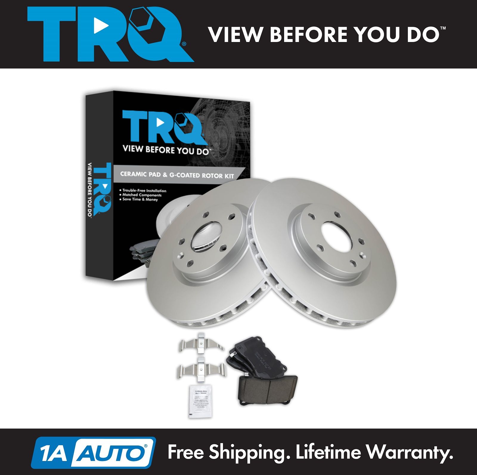 <b>Ceramic Brake Pad & Rotor Kit</b>