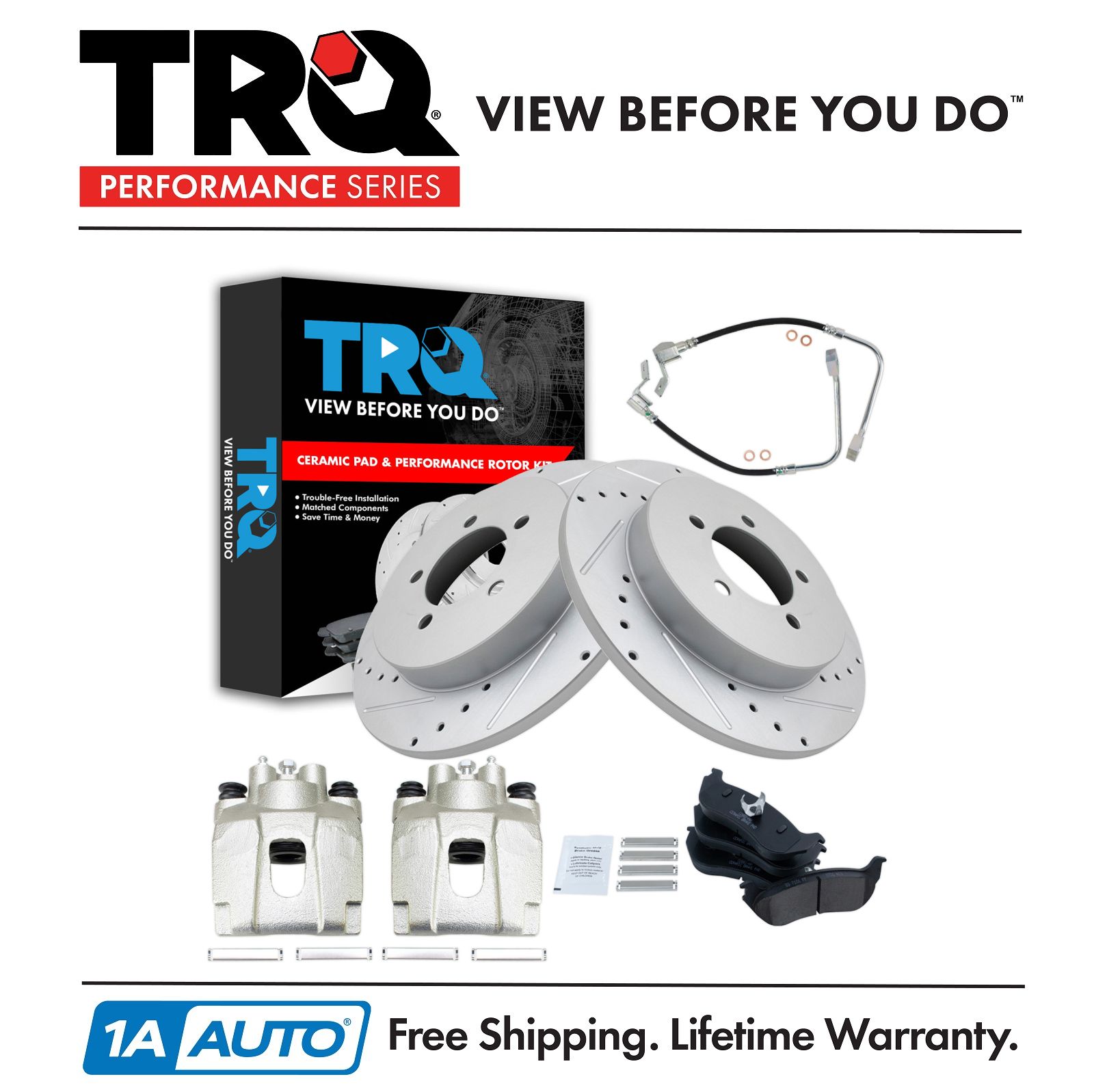 <b>Ceramic Brake Pad & Rotor Kit</b>
