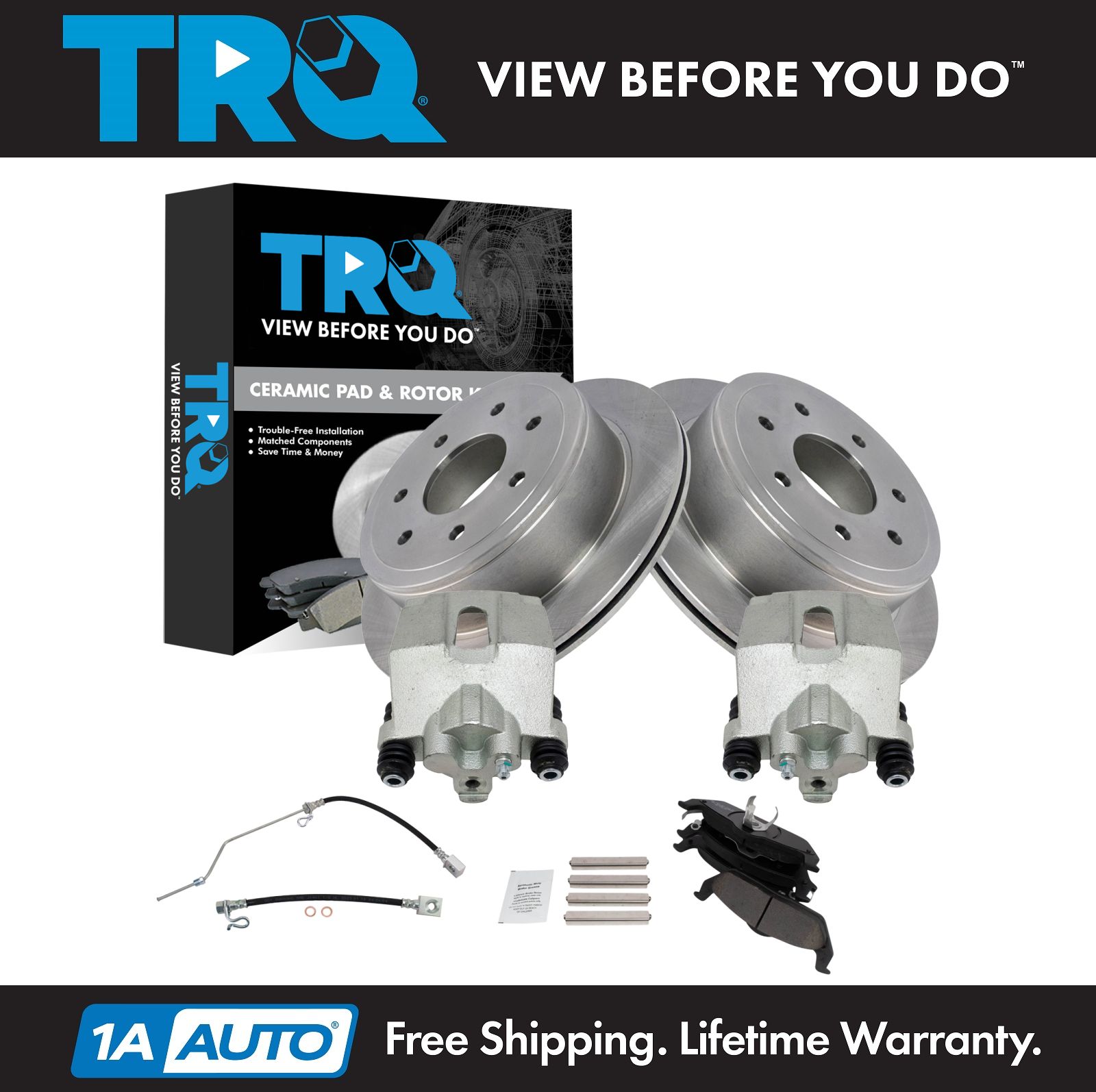 <b>Ceramic Brake Pad & Rotor Kit</b>