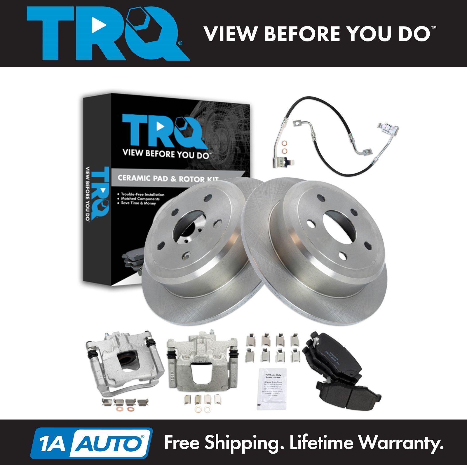 <b>Ceramic Brake Pad & Rotor Kit</b>